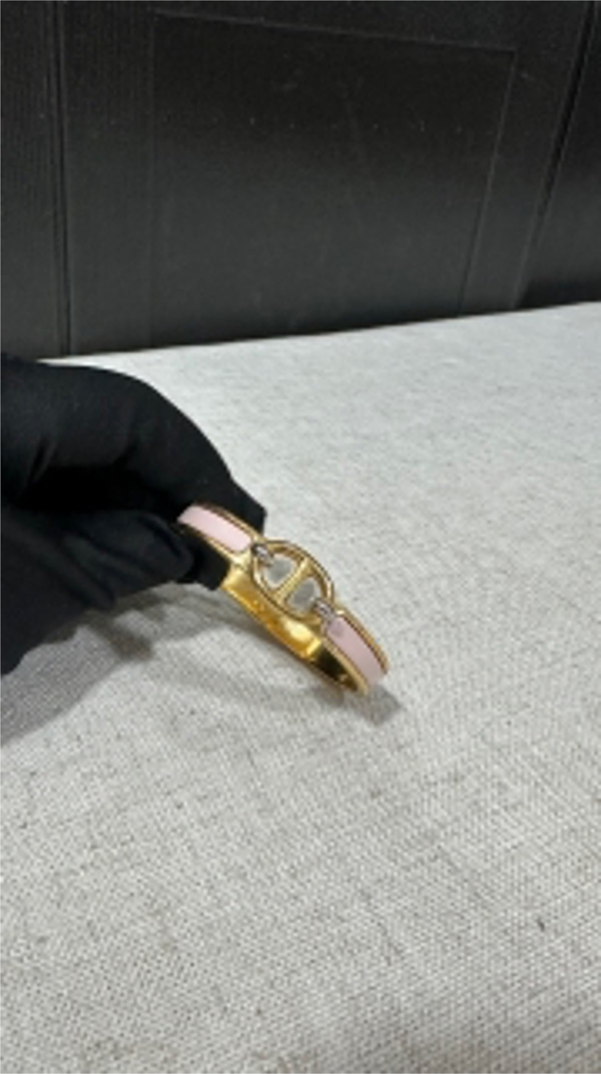 Hermes Cherry Blossom Pink Pig Nose Bracelet (by Xin) US68209