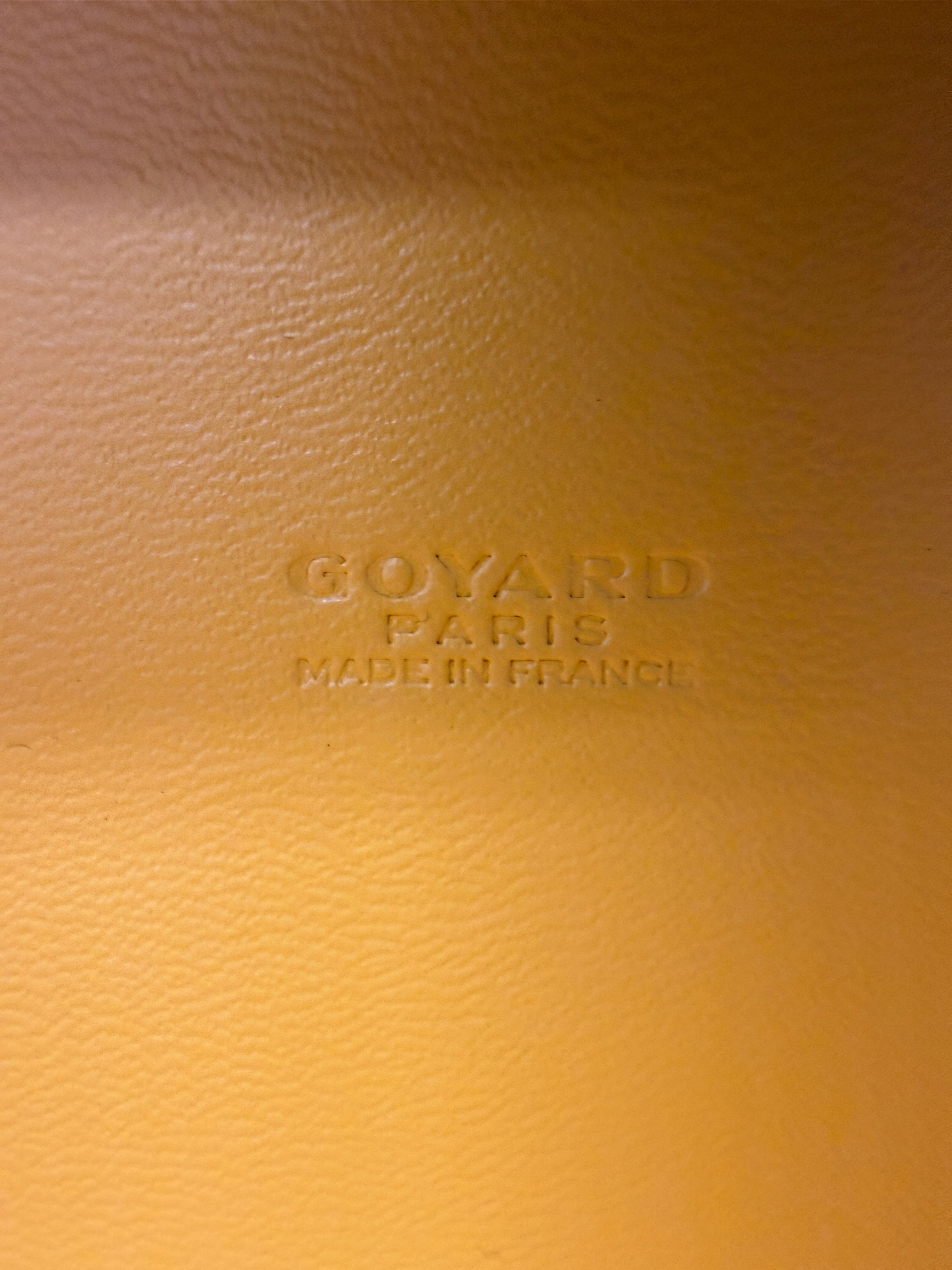 Goyard Saïgon Mini Trunk Bag Black Palladium Hardware