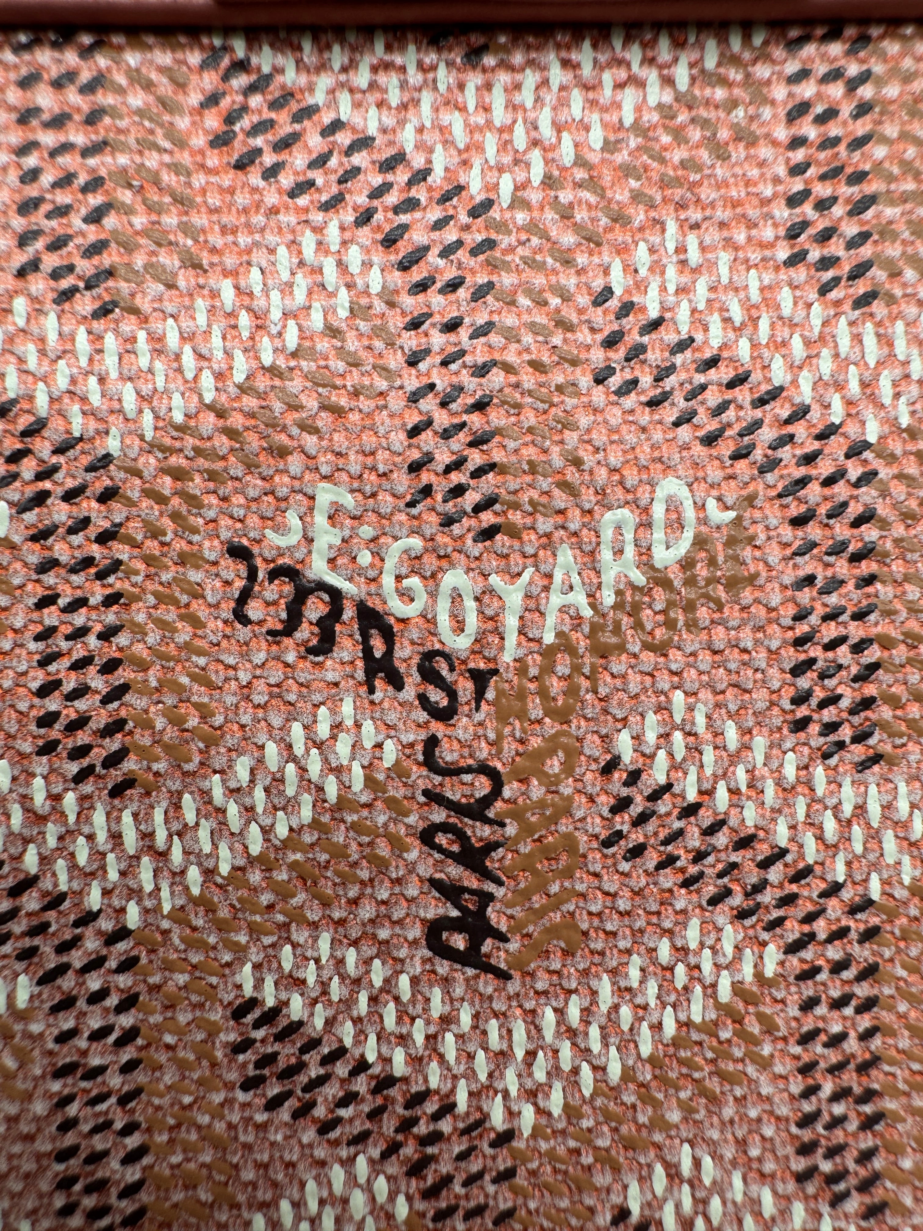Goyard Saïgon Structuré Nano Multicoloured Pink Metallic Goyardine Palladium Hardware