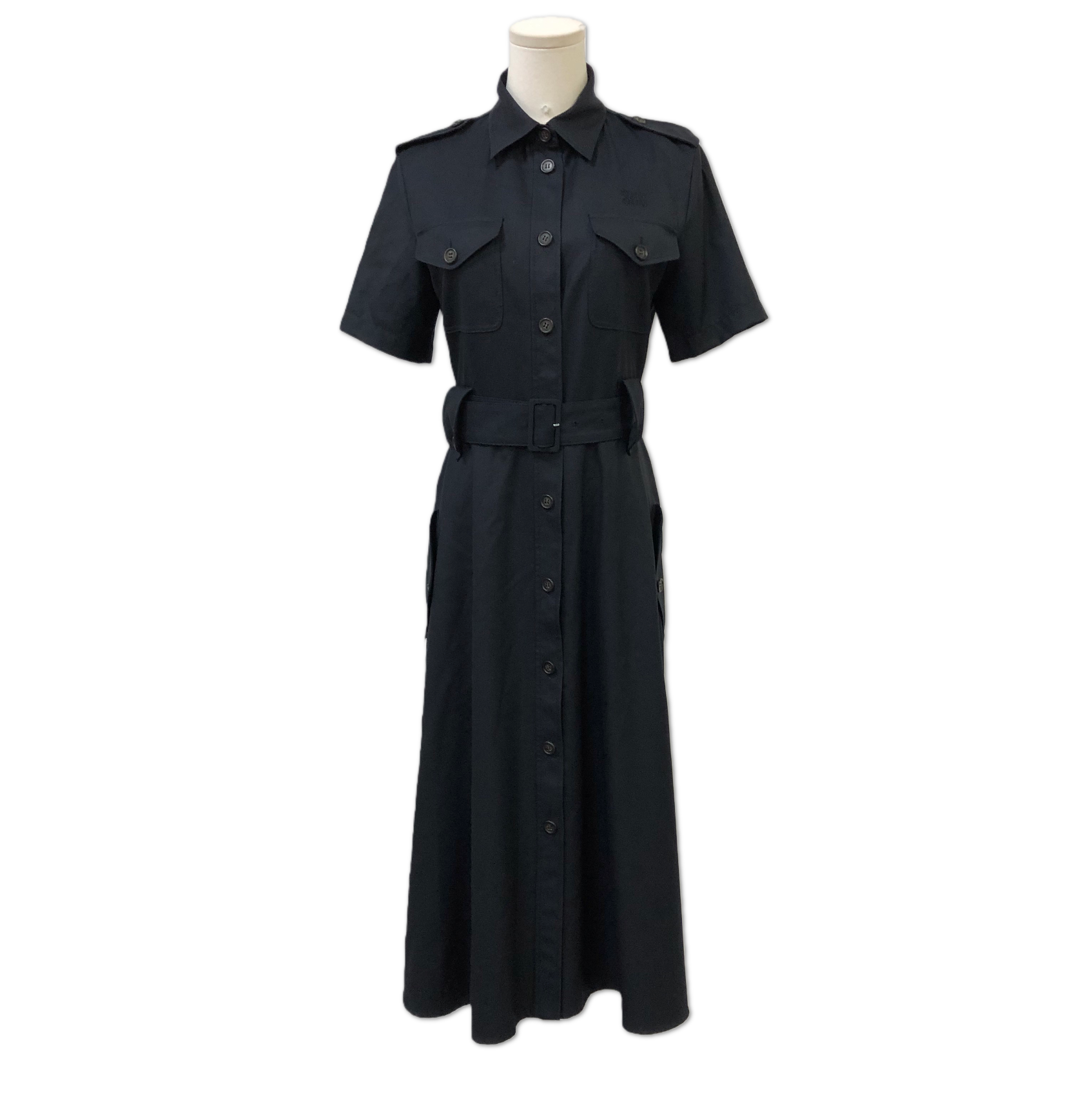 Miu Miu Black Belted Utility Shirt Dress size 38 C1361928483