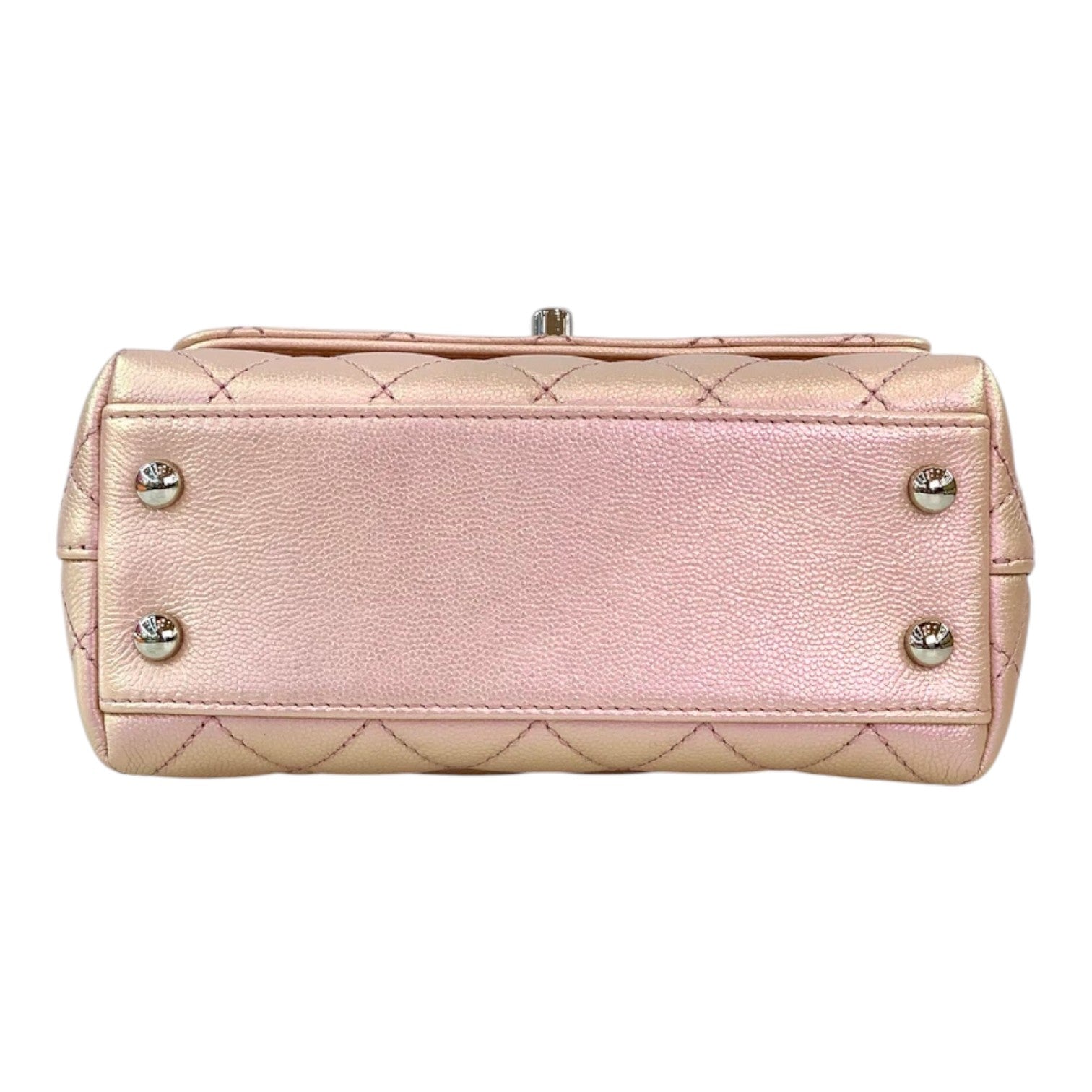 Chanel Coco Handle Mini Bag Coloured Metallic Hardware
