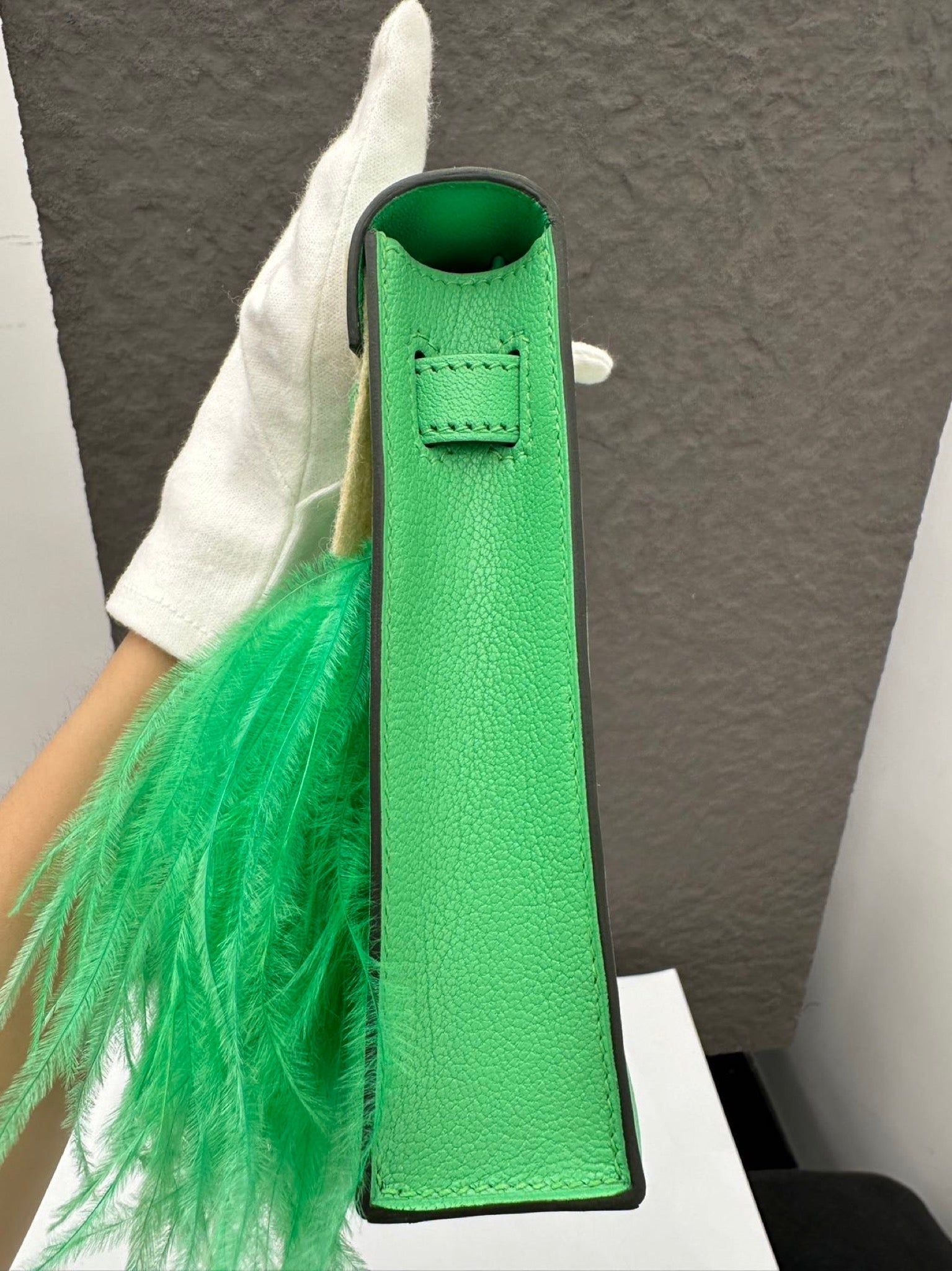 Hermès Kelly Elan Folie Ostrich Feather image 11