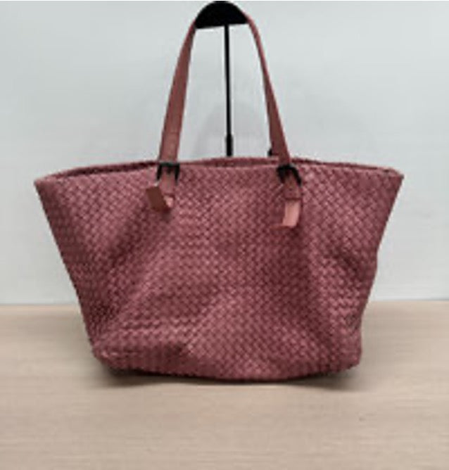 BV/Bottega Veneta Pink Woven Handbag/Shoulder Bag 3072607051014
