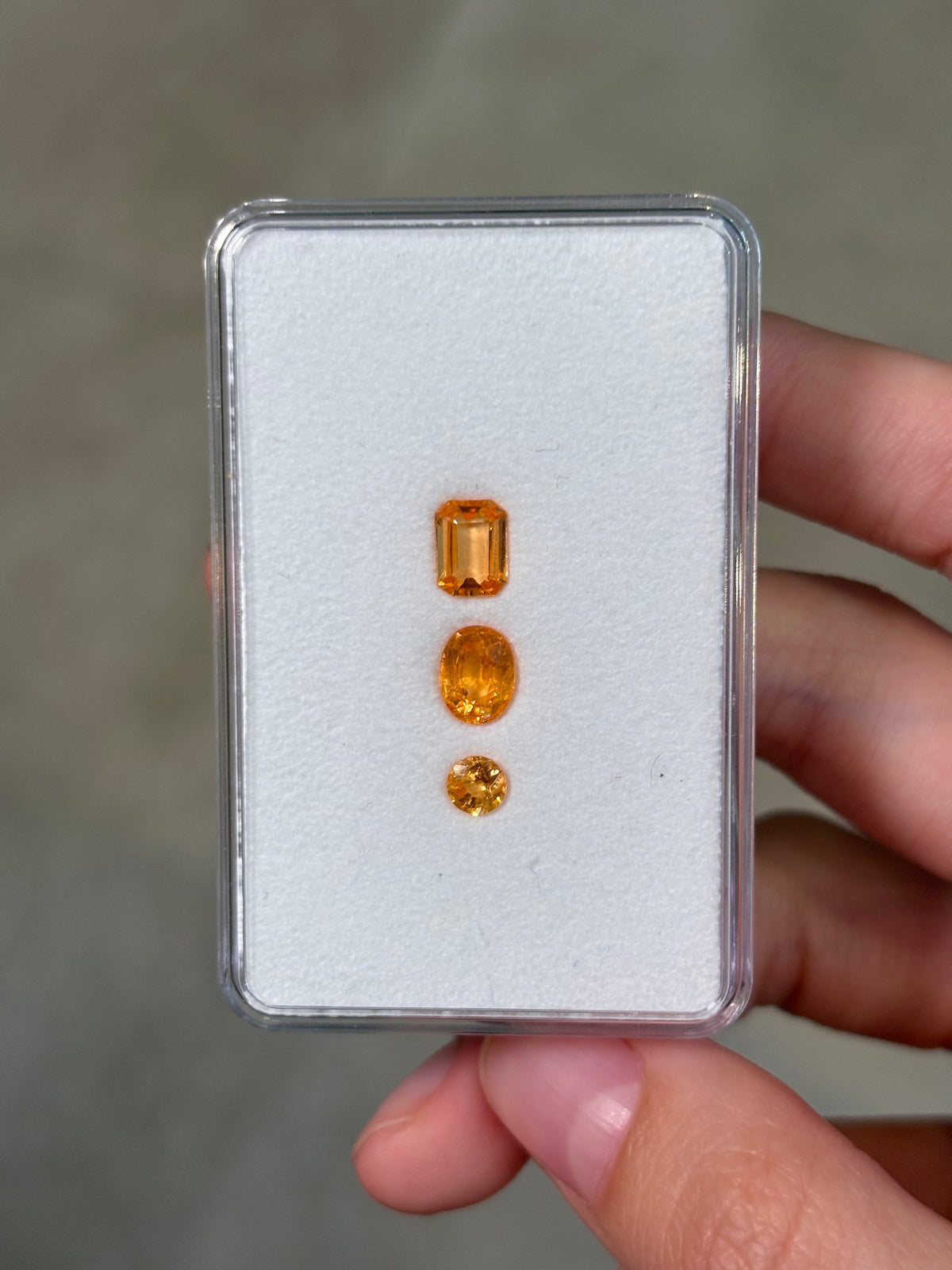 2.55ct Fanta Spessartine Set (3 stones) THAIC1071