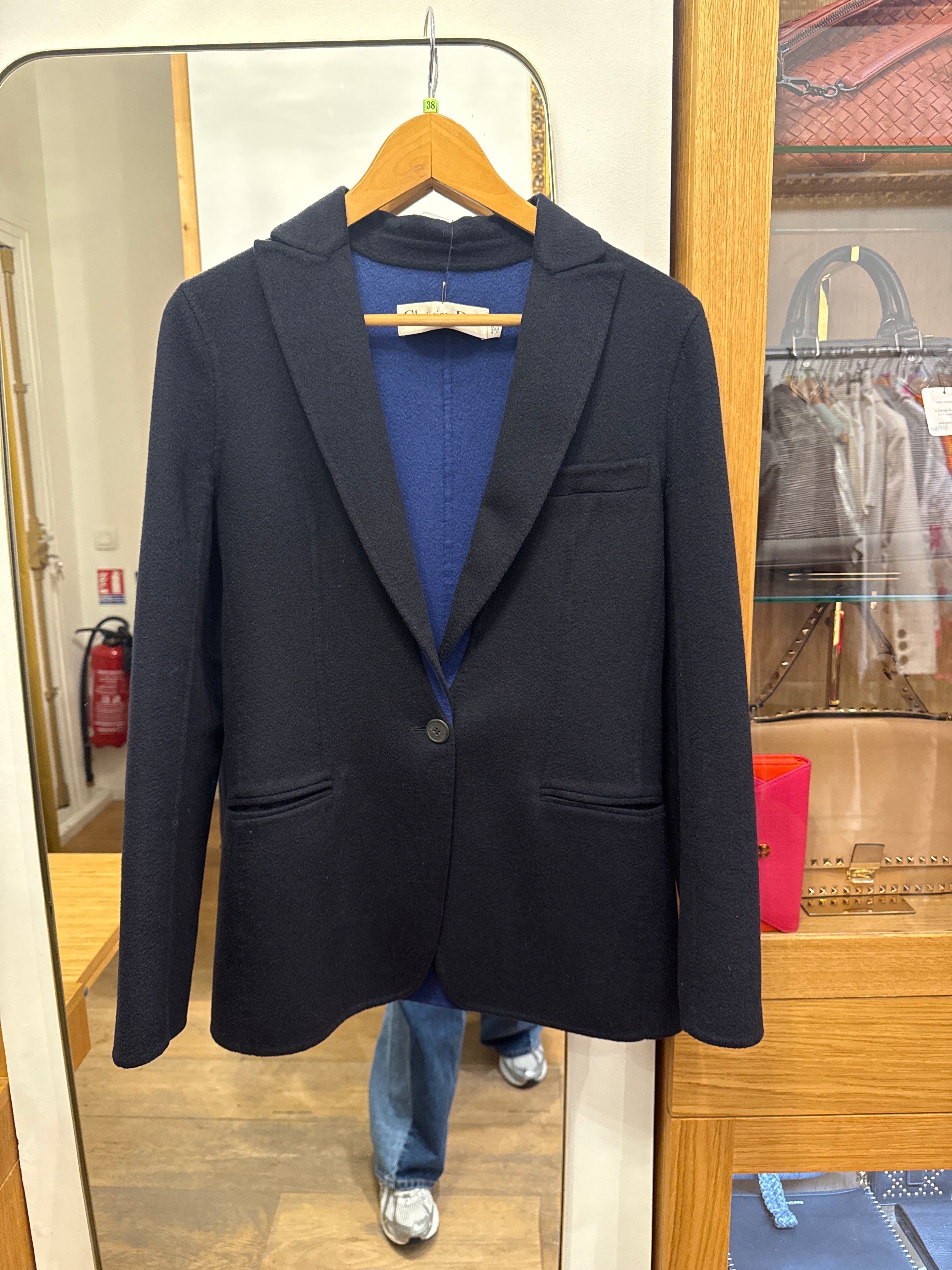CHRISTIAN DIOR DOUBLE FACED CASHMERE JACKET AGC3596
