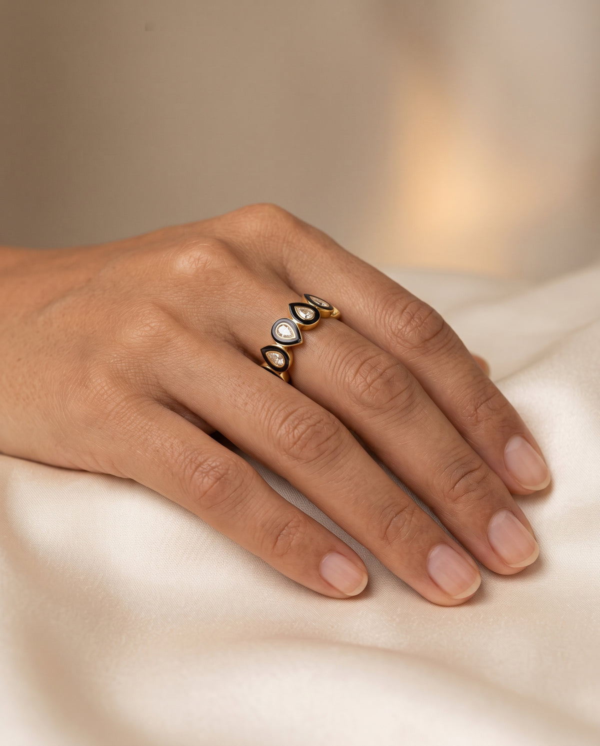 Dakry - 1.89crts Diamond Pear Ring HOA008
