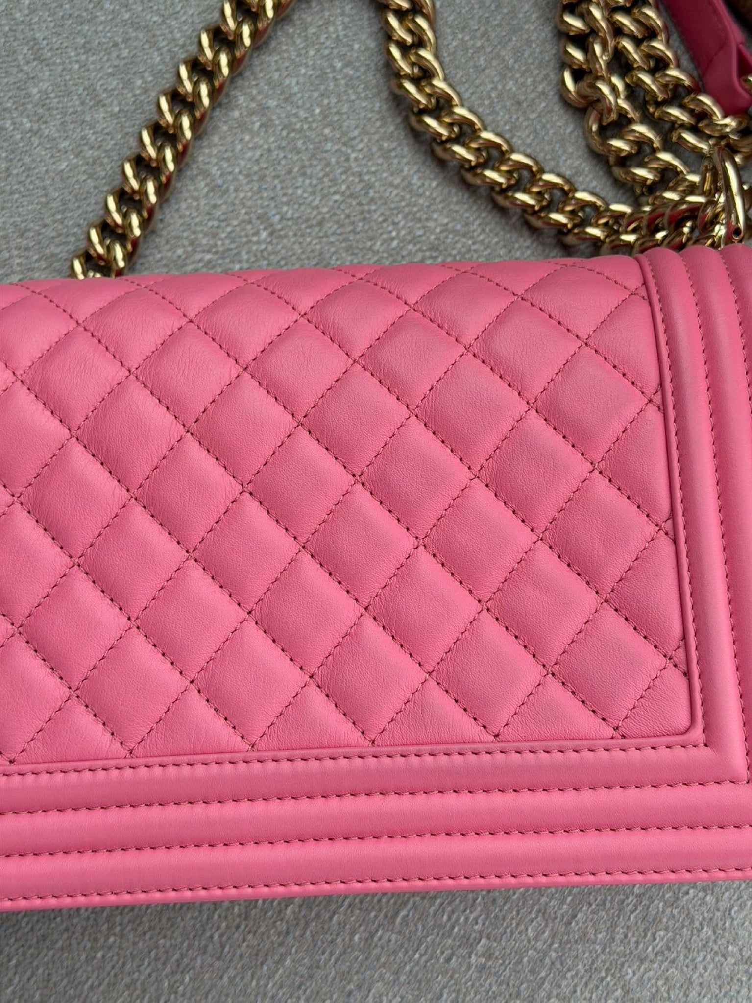 Chanel Boy Flap Bag Pink image 12