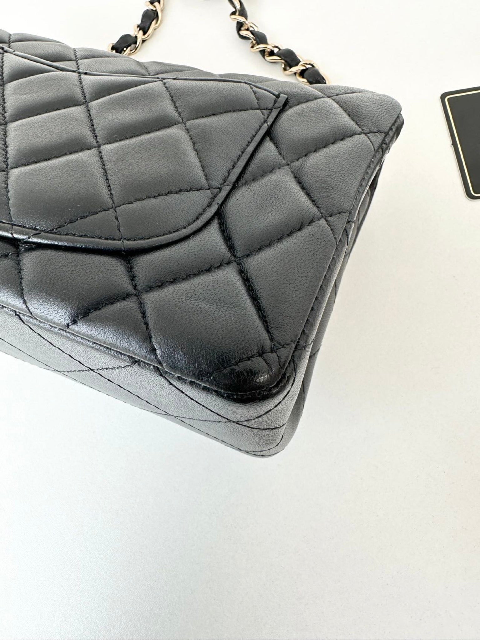 Chanel Classic Flap Mini Rectangular - Black image 12
