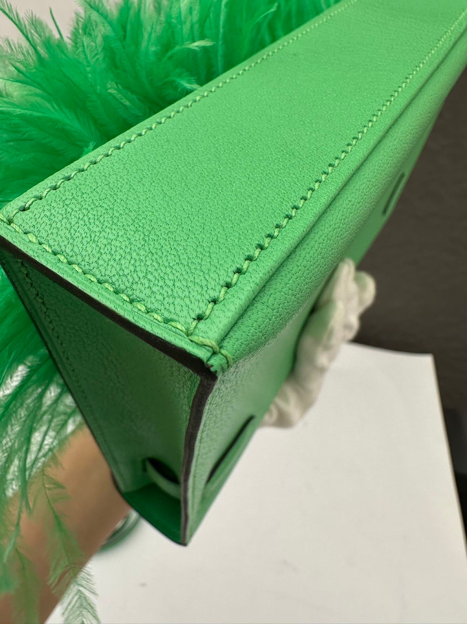 Hermès Kelly Elan Folie Ostrich Feather image 12