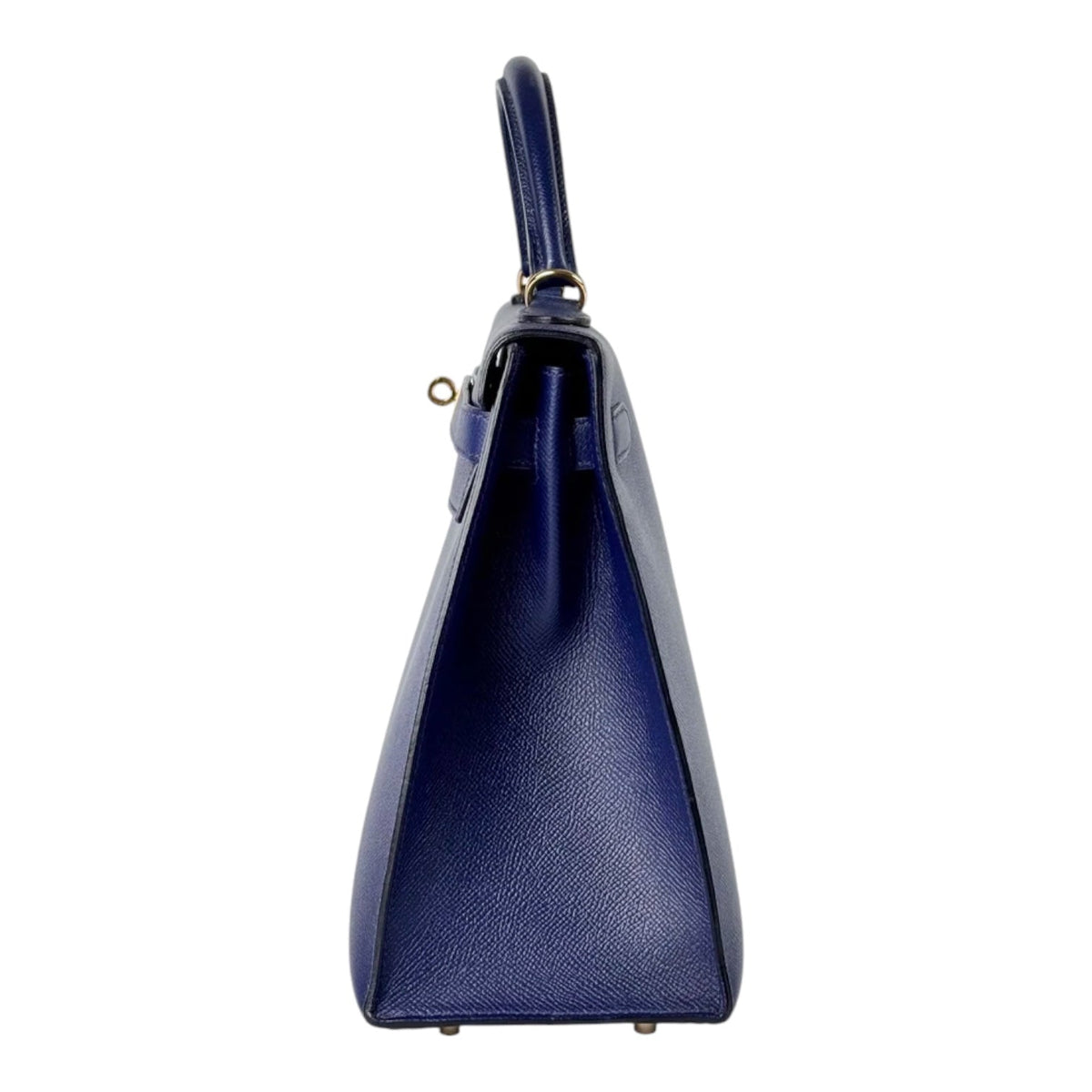 Hermes Blue Kelly 32 in Epsom Sellier with GHW