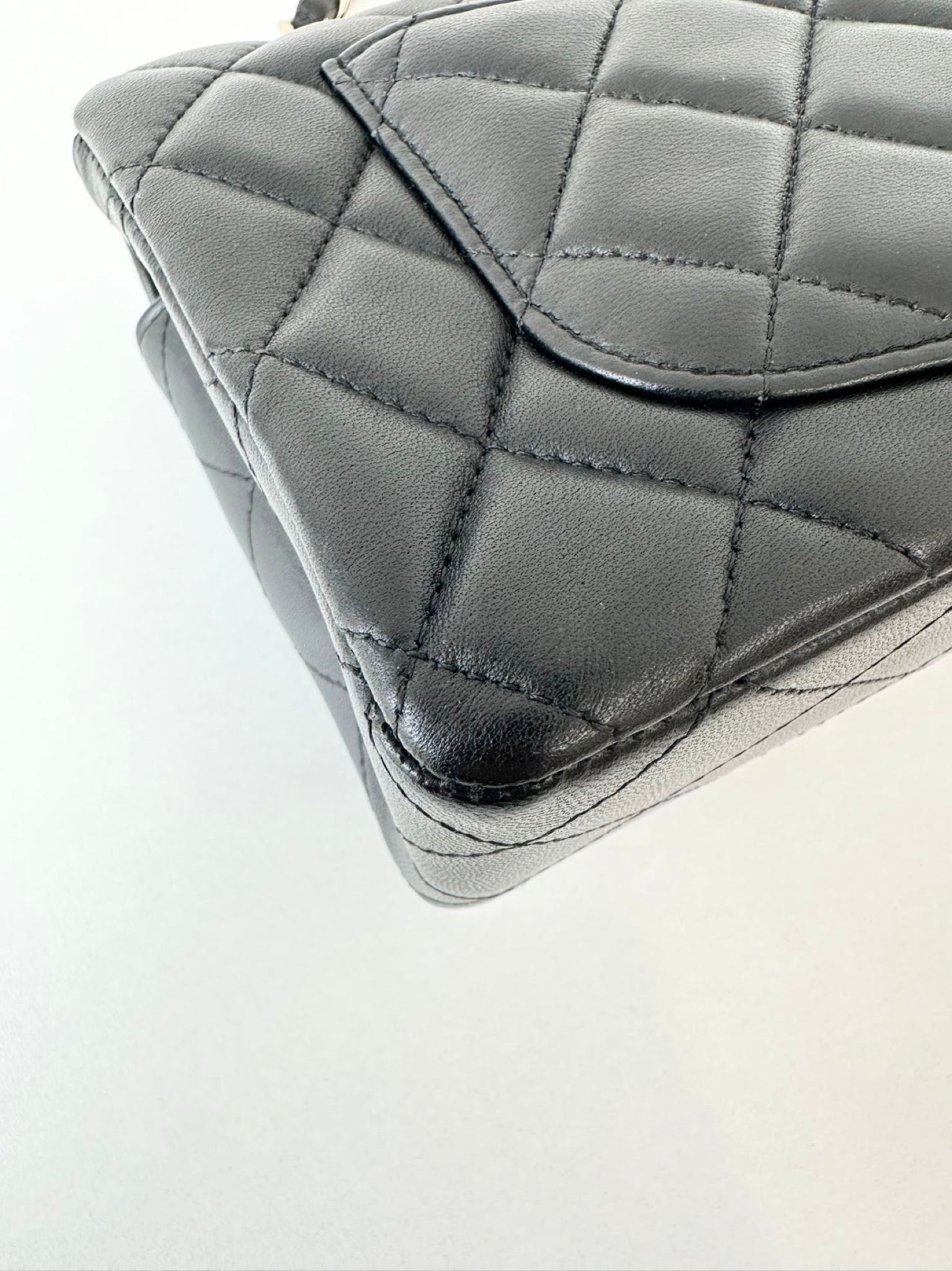 Chanel Classic Flap Mini Rectangular - Black image 13