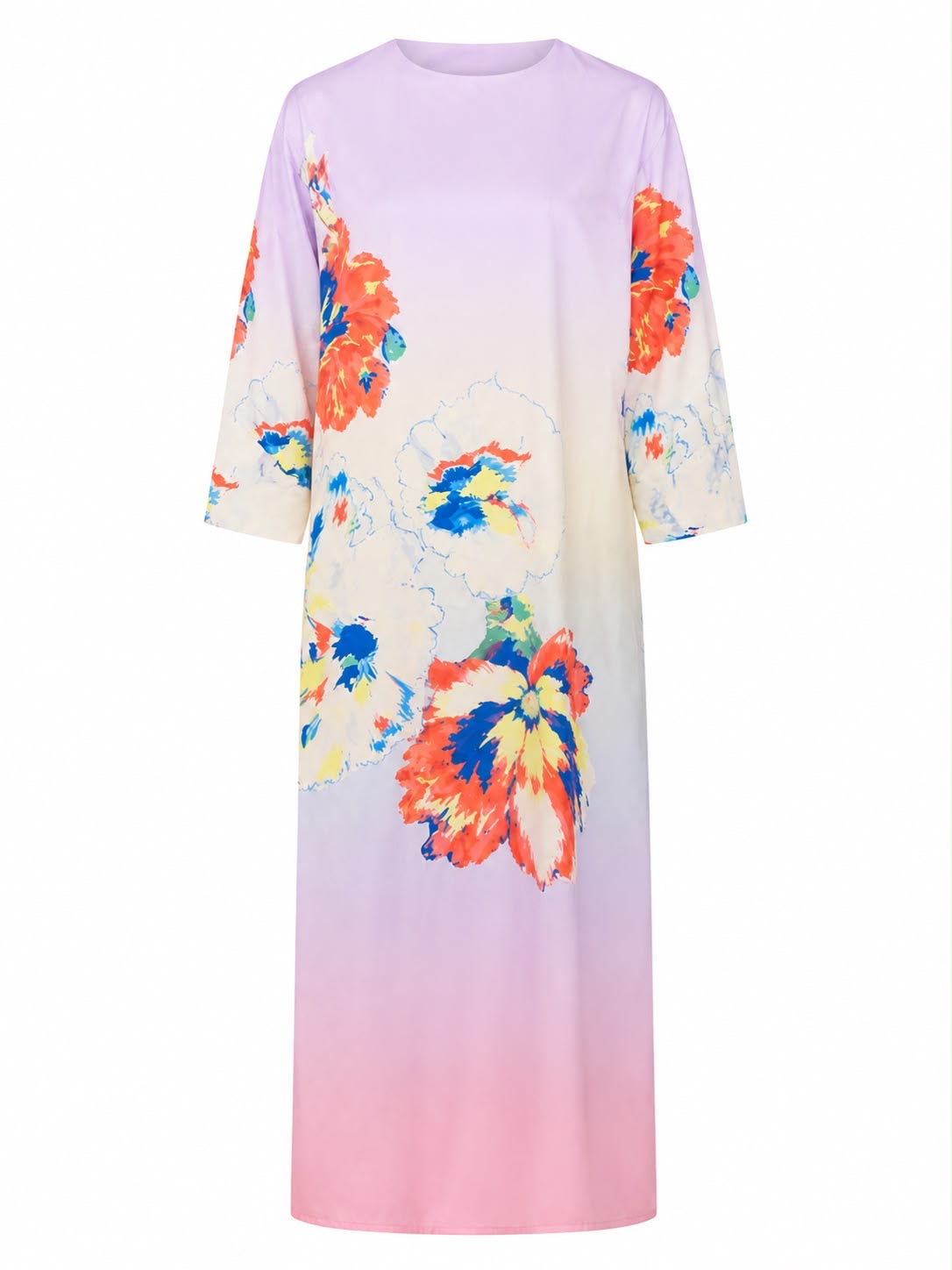 DRESS THEO PURPLE FLORAL MCL12967
