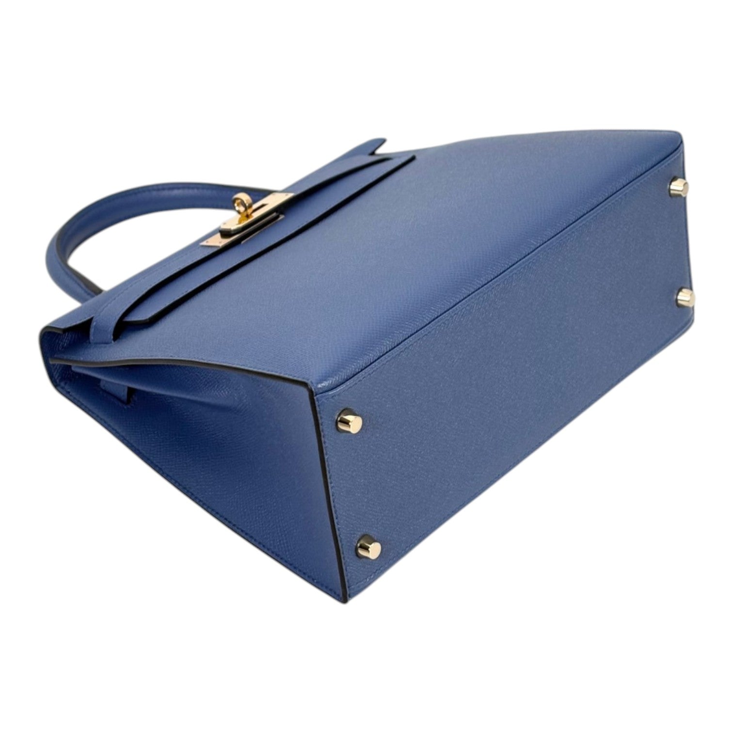 Hermes Blue Kelly 28cm in Epsom with GHW