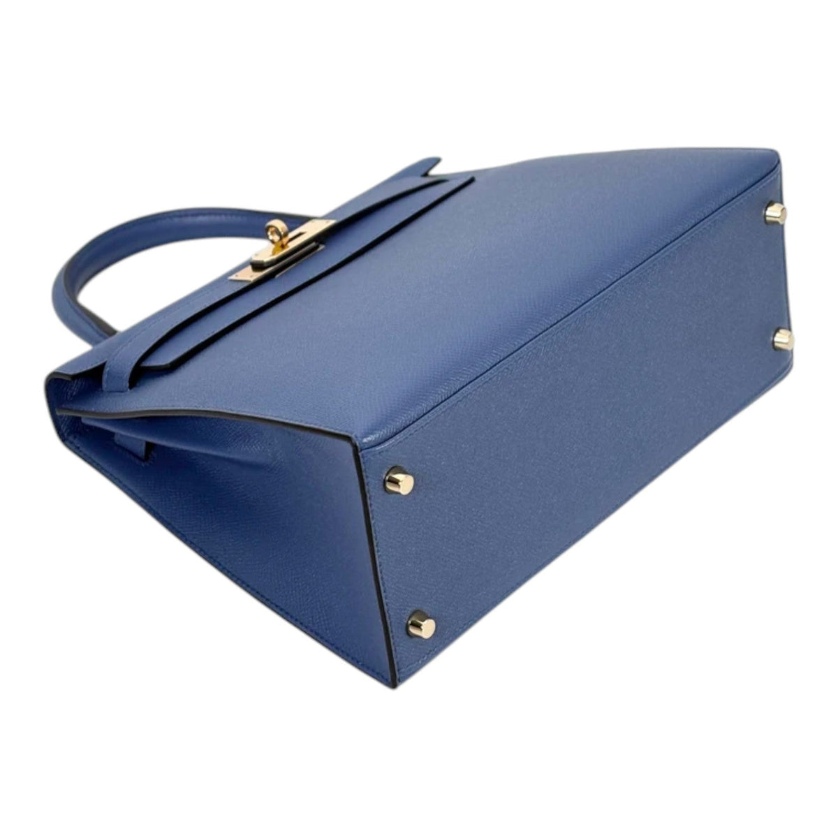 Hermes Kelly 28cm in Blue Epsom Bag with GHW
