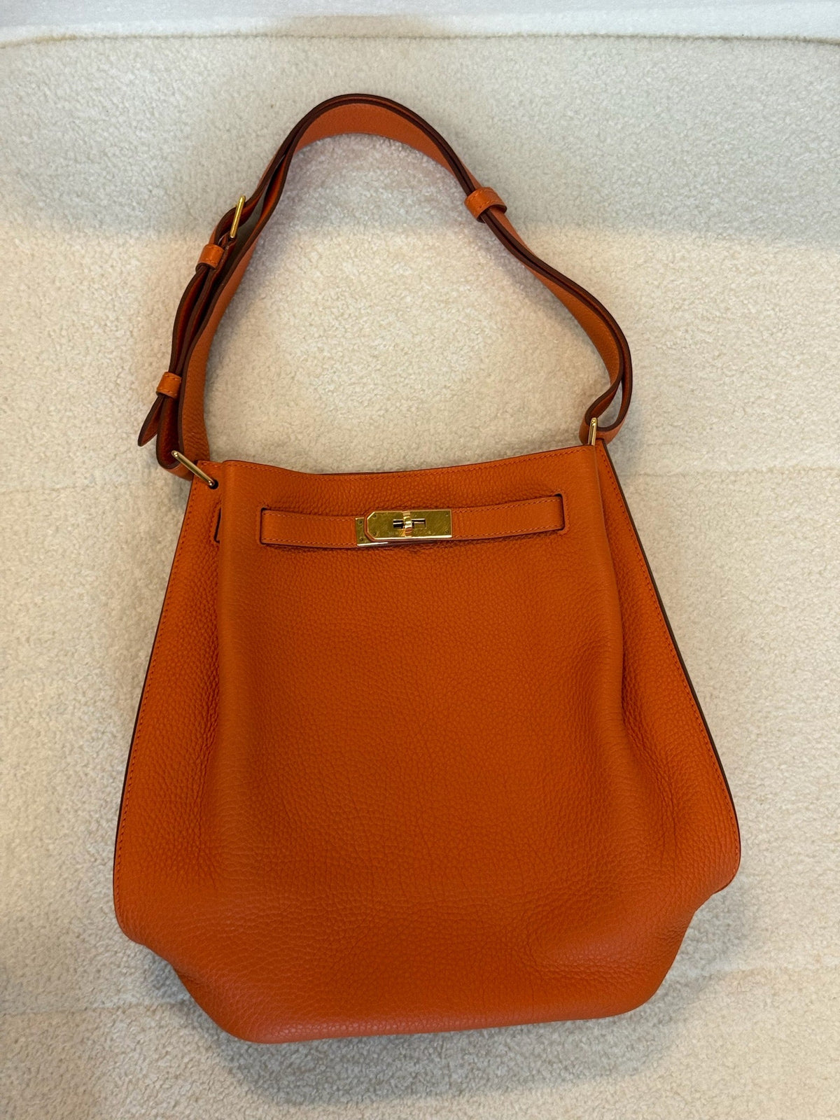 Hermès So Kelly 22 - Orange image 14