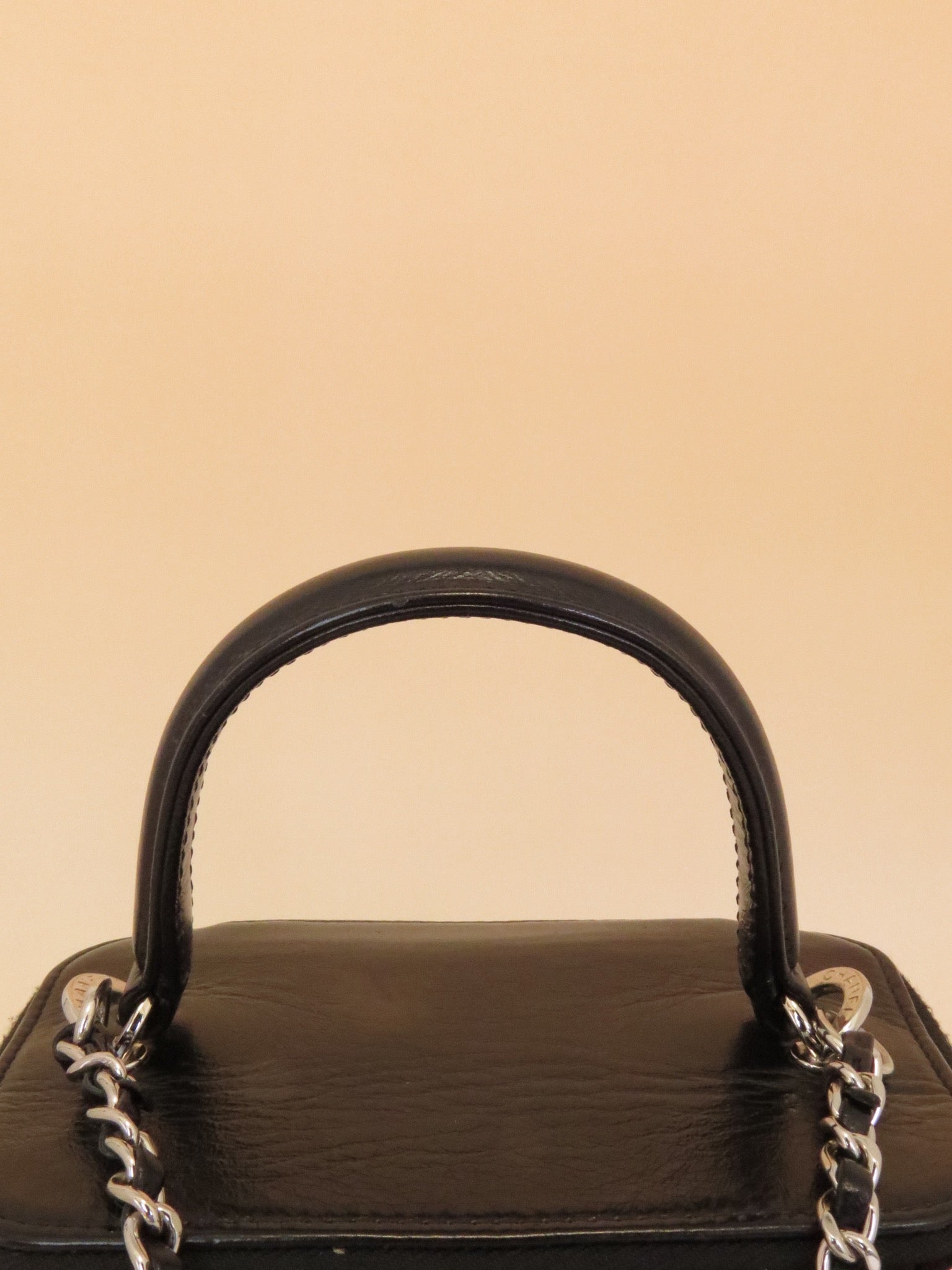 Chanel Woven Vanity Case - Black & Natural image 14