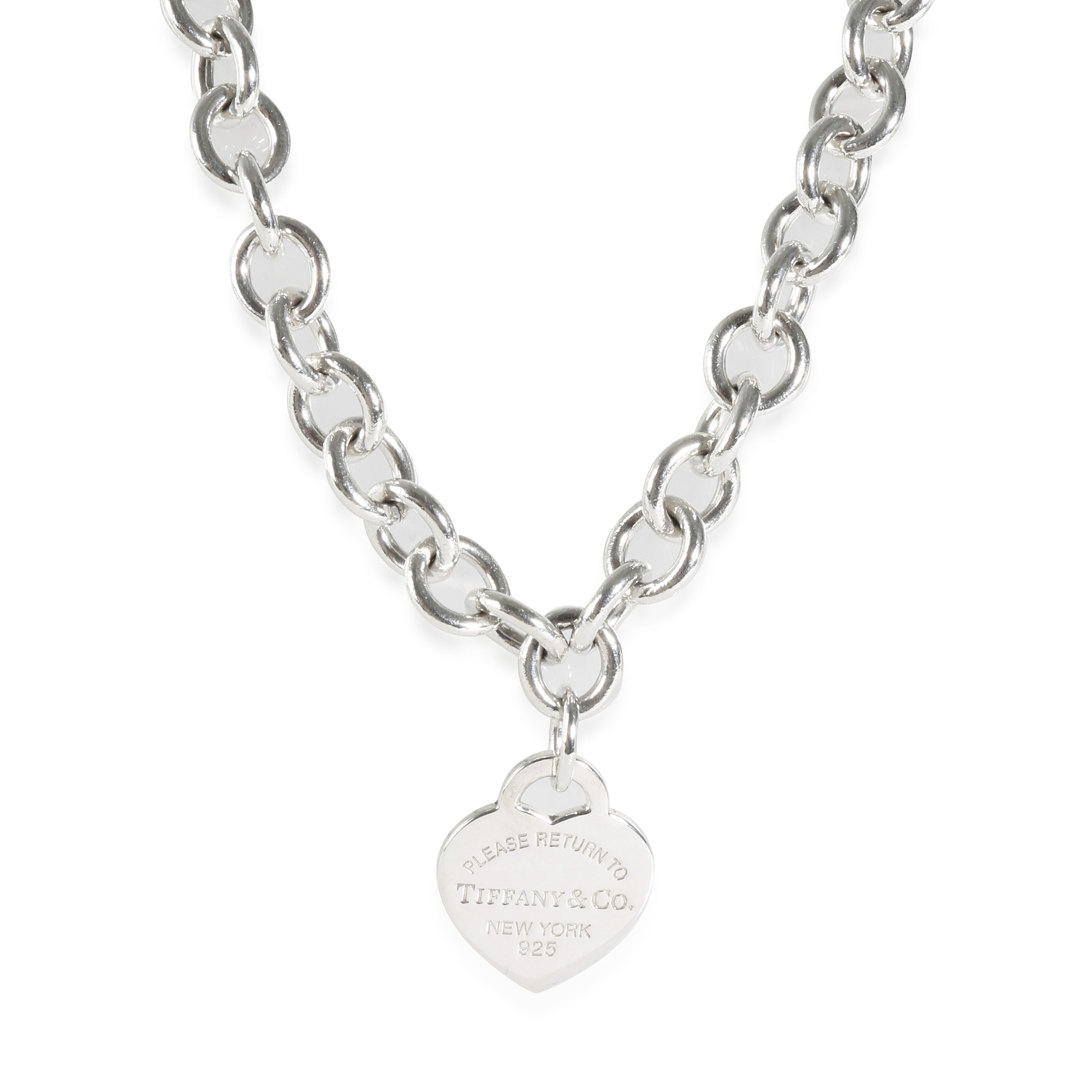 Return To Tiffany Heart Tag Necklace in  Sterling Silver