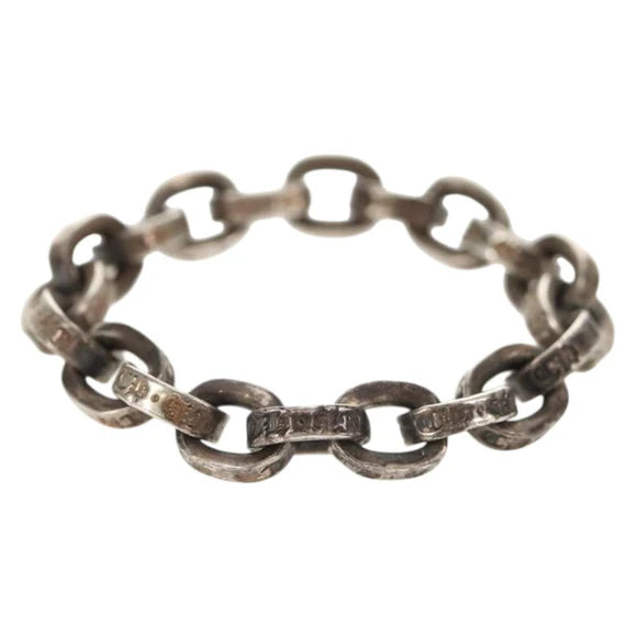 Chrome Hearts Paper Chain Ring Ag925 Silver Auth 142407M 142407M