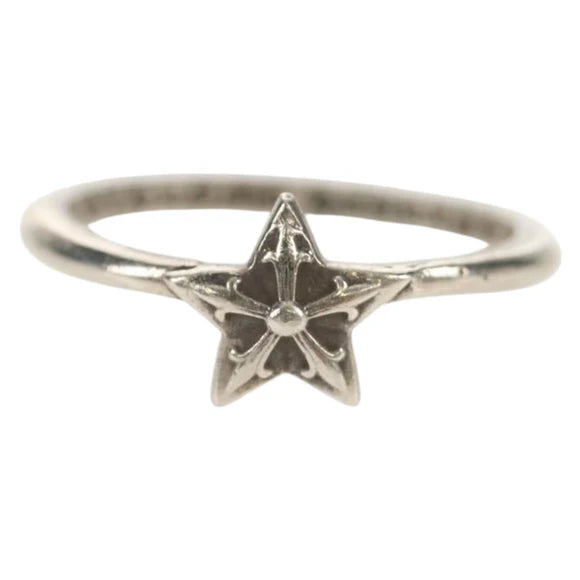 Chrome Hearts Bubble Gum Starling Ring Ag925 Silver Auth 142408M 142408M