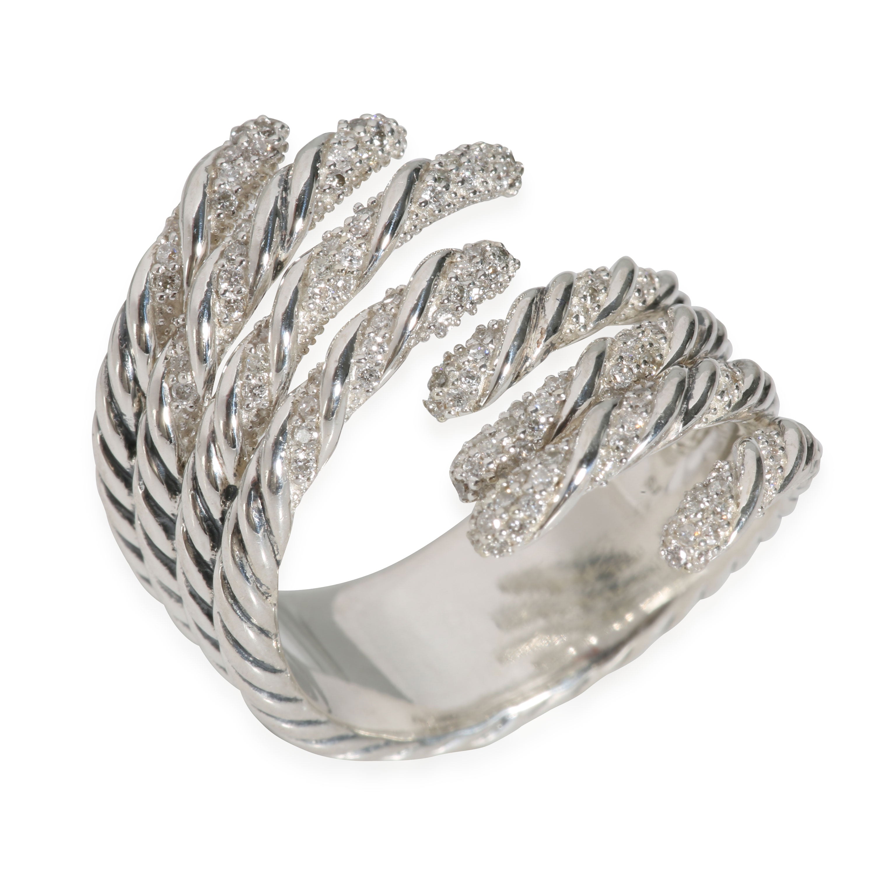 Willow Ring in  Sterling Silver 0.48 CTW