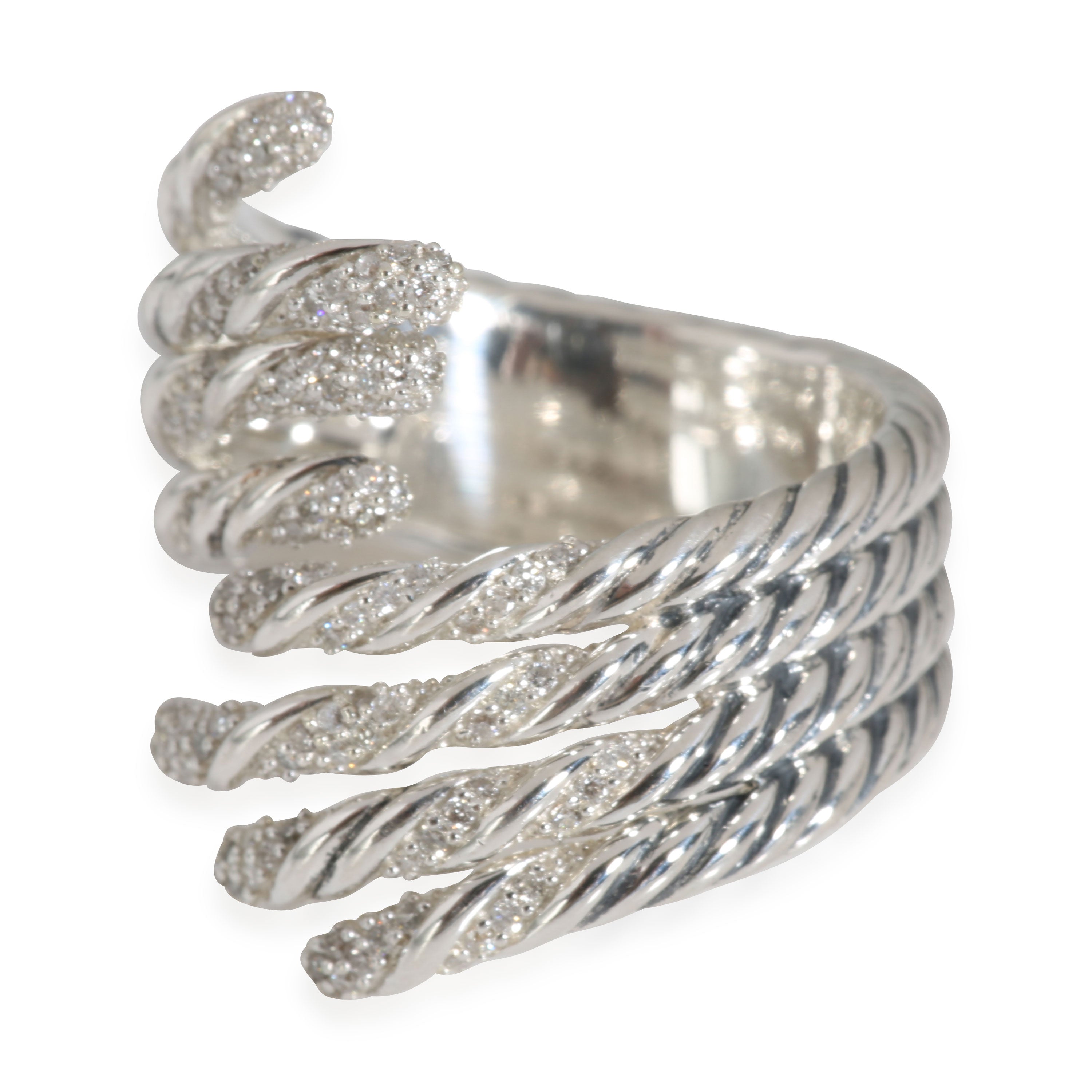 Willow Ring in  Sterling Silver 0.48 CTW