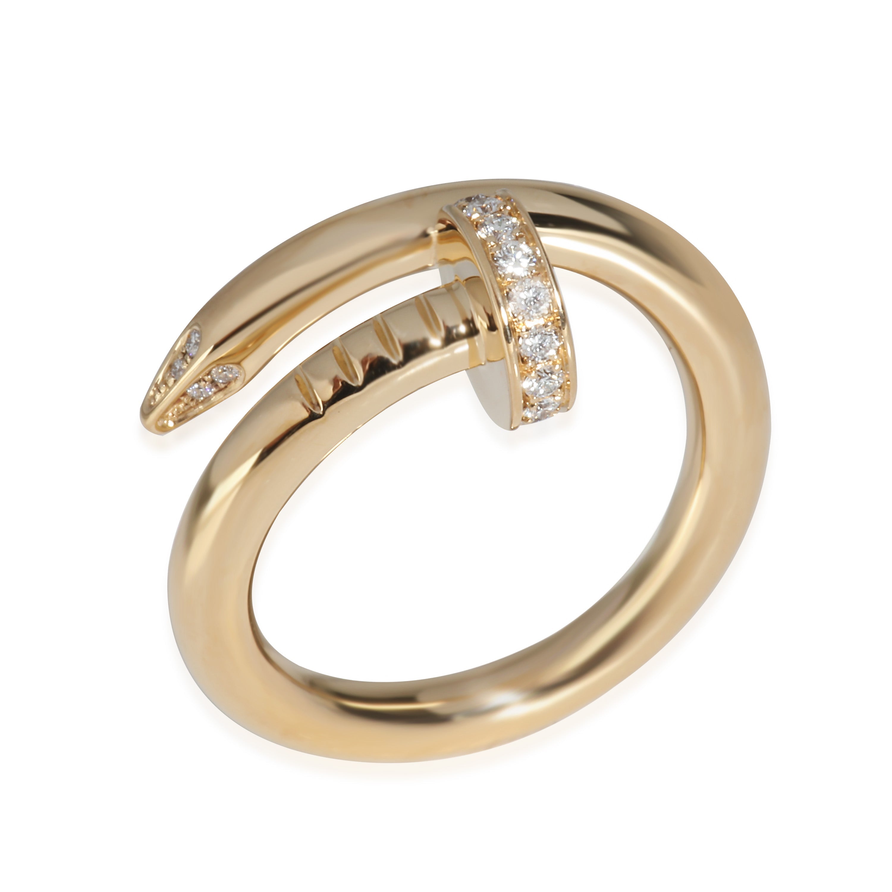 Juste Un Clou Ring, Diamonds (Yellow Gold)