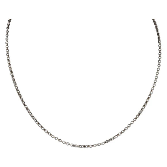 Chrome Hearts Roll Chain Necklace Ag925 Silver Auth 144823AM 144823AM