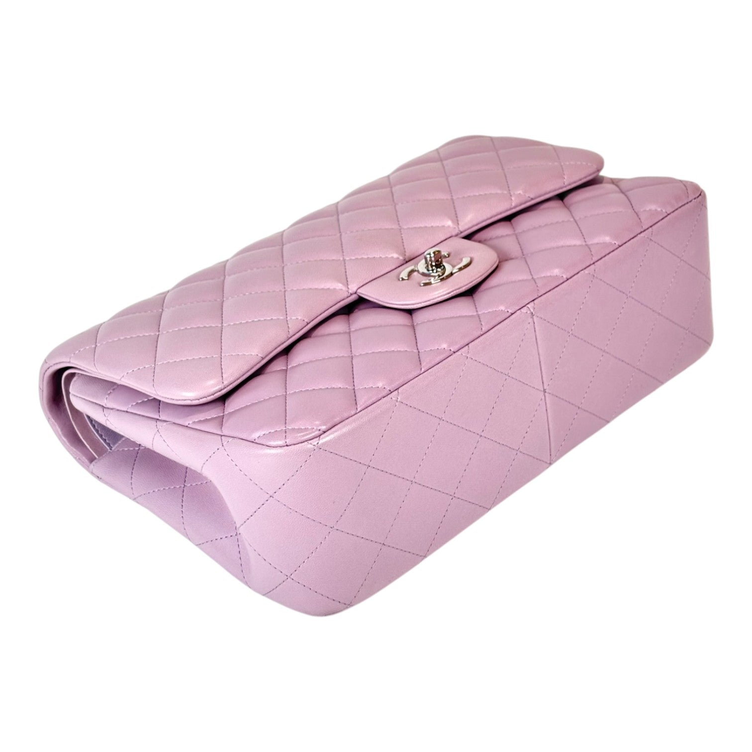 Chanel Classic Flap Jumbo Purple Bag