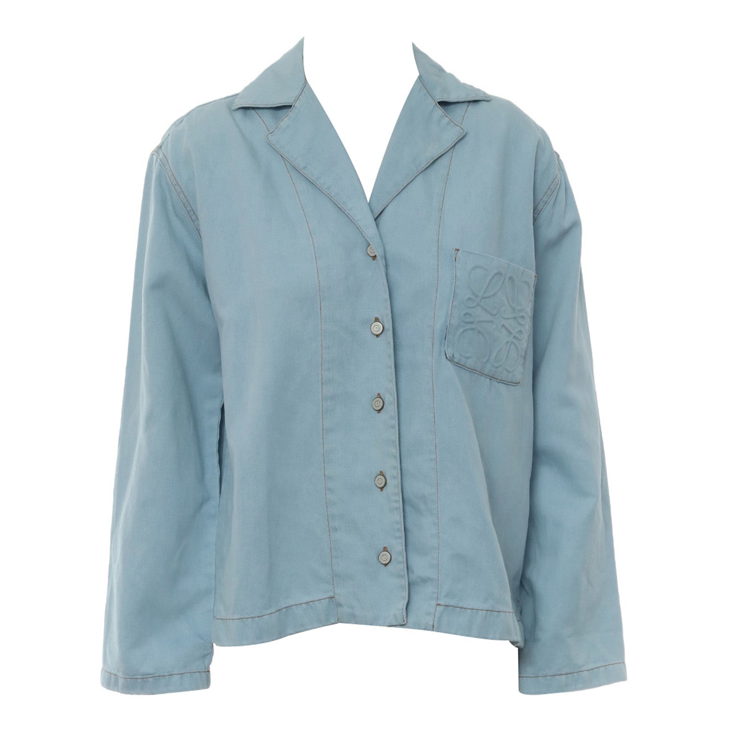 Loewe Anagram Denim Shirt LOE01794C