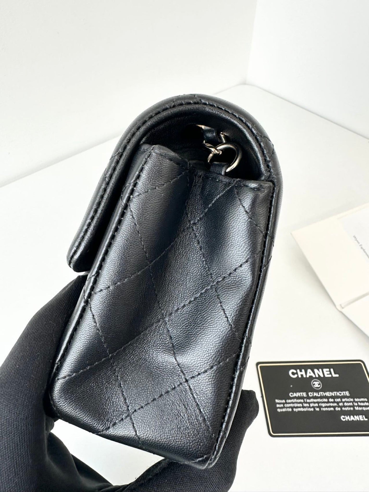 Chanel Classic Flap Mini Rectangular - Black image 15