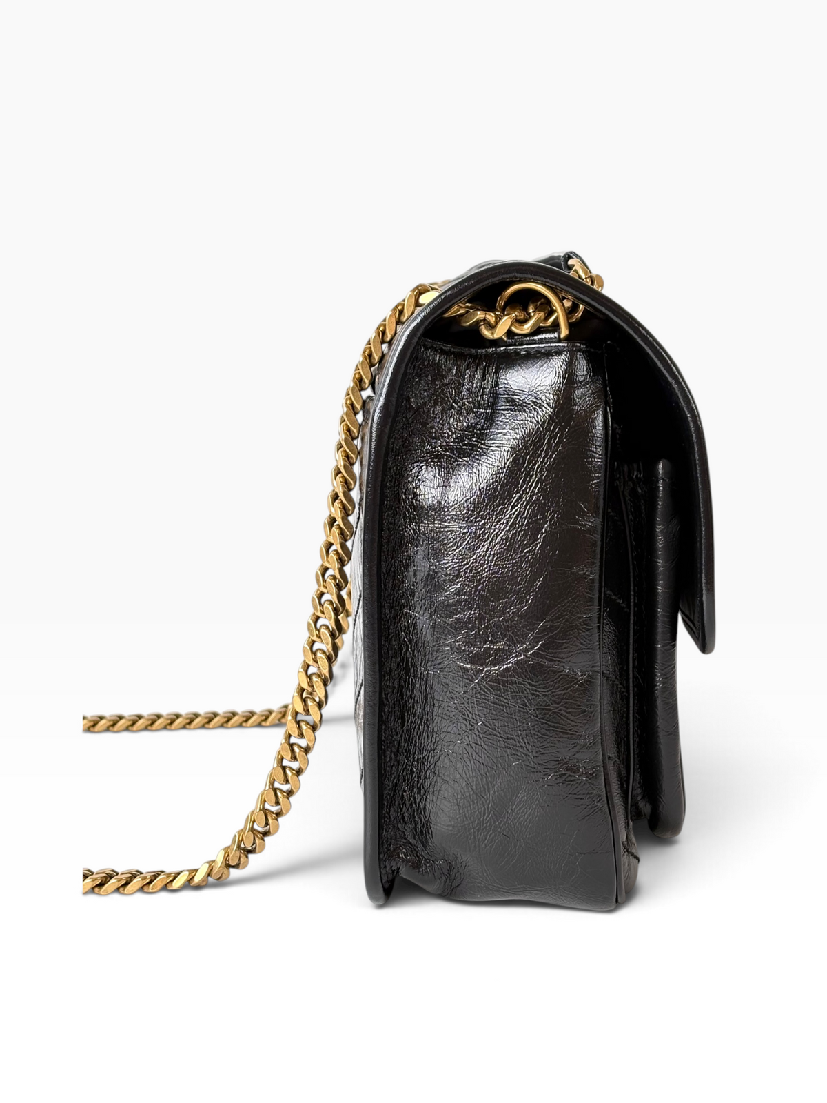 YSL Niki Medium Black Bag with Gold Hardware