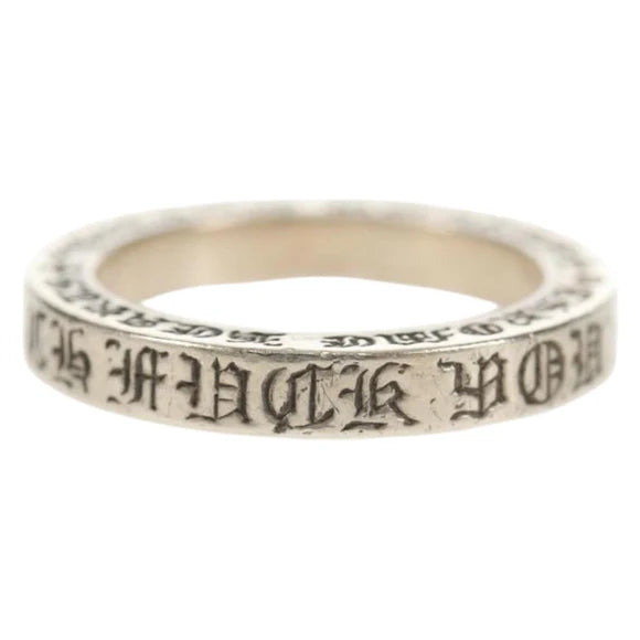 Chrome Hearts Spacer Ring Ag925 Silver Auth 152461M 152461M