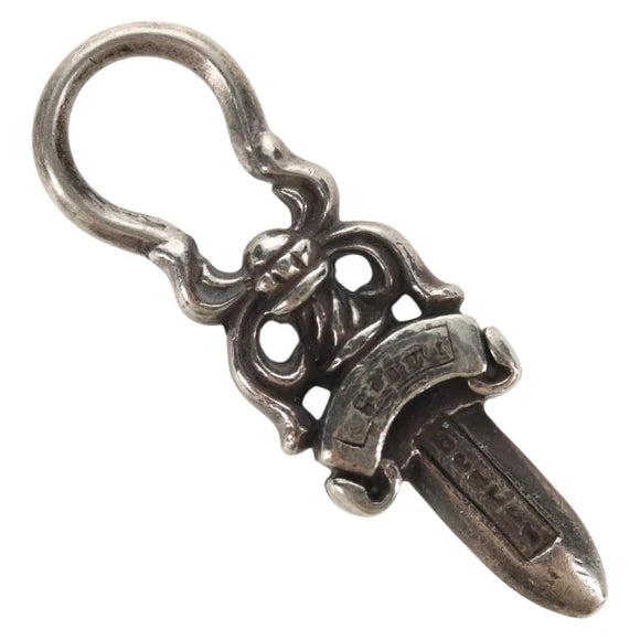 Chrome Hearts Dagger Pendant Top Charm Ag925 Silver Auth 152464M 152464M