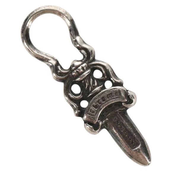 Chrome Hearts Dagger Pendant Top Charm Ag925 Silver Auth 152465M 152465M