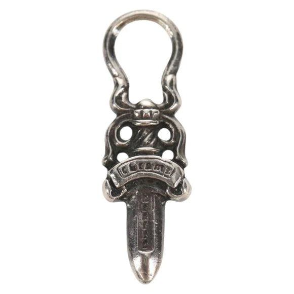 Chrome Hearts Dagger Pendant Top Charm Ag925 Silver Auth 152465M 152465M