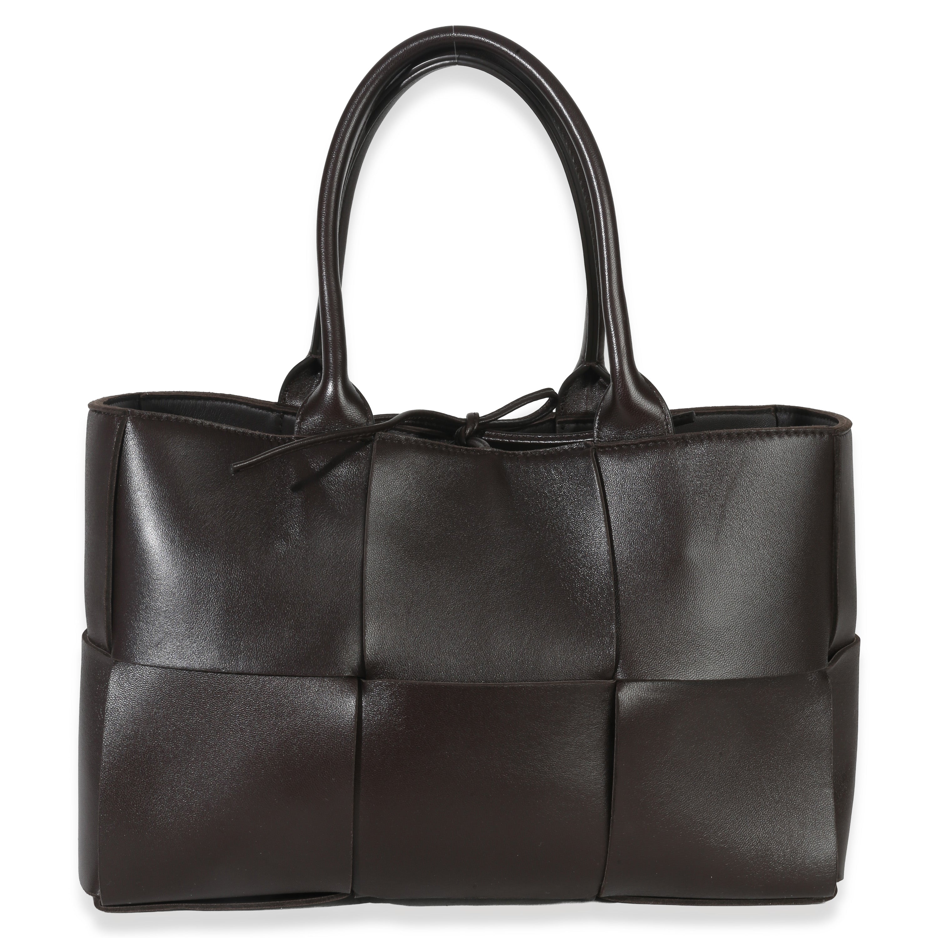 Bottega Veneta Fondant Intrecciato Nappa Mini Arco Tote Handbag stamp
