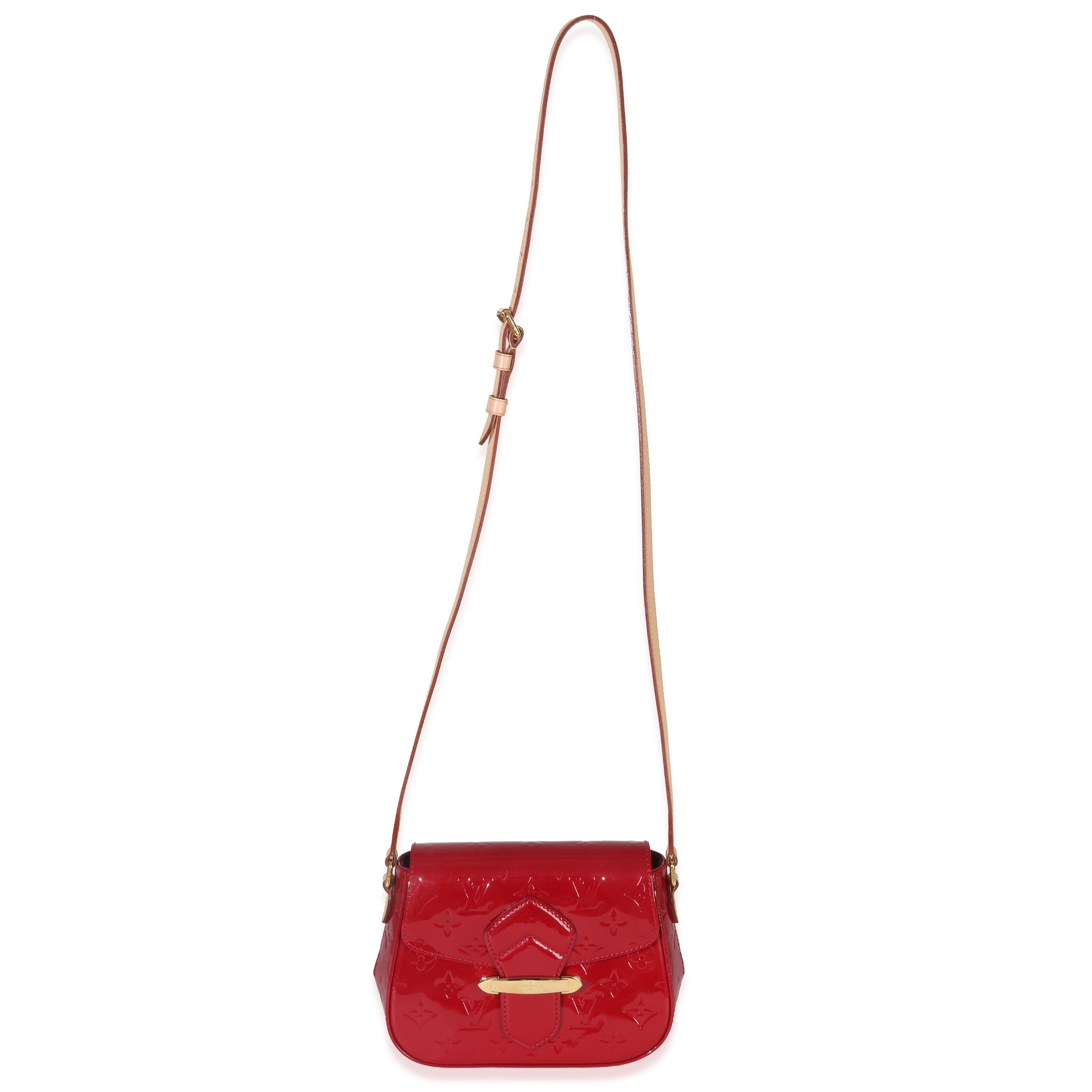 Louis Vuitton Pomme D'Amour Monogram Vernis Bellflower PM Handbag av