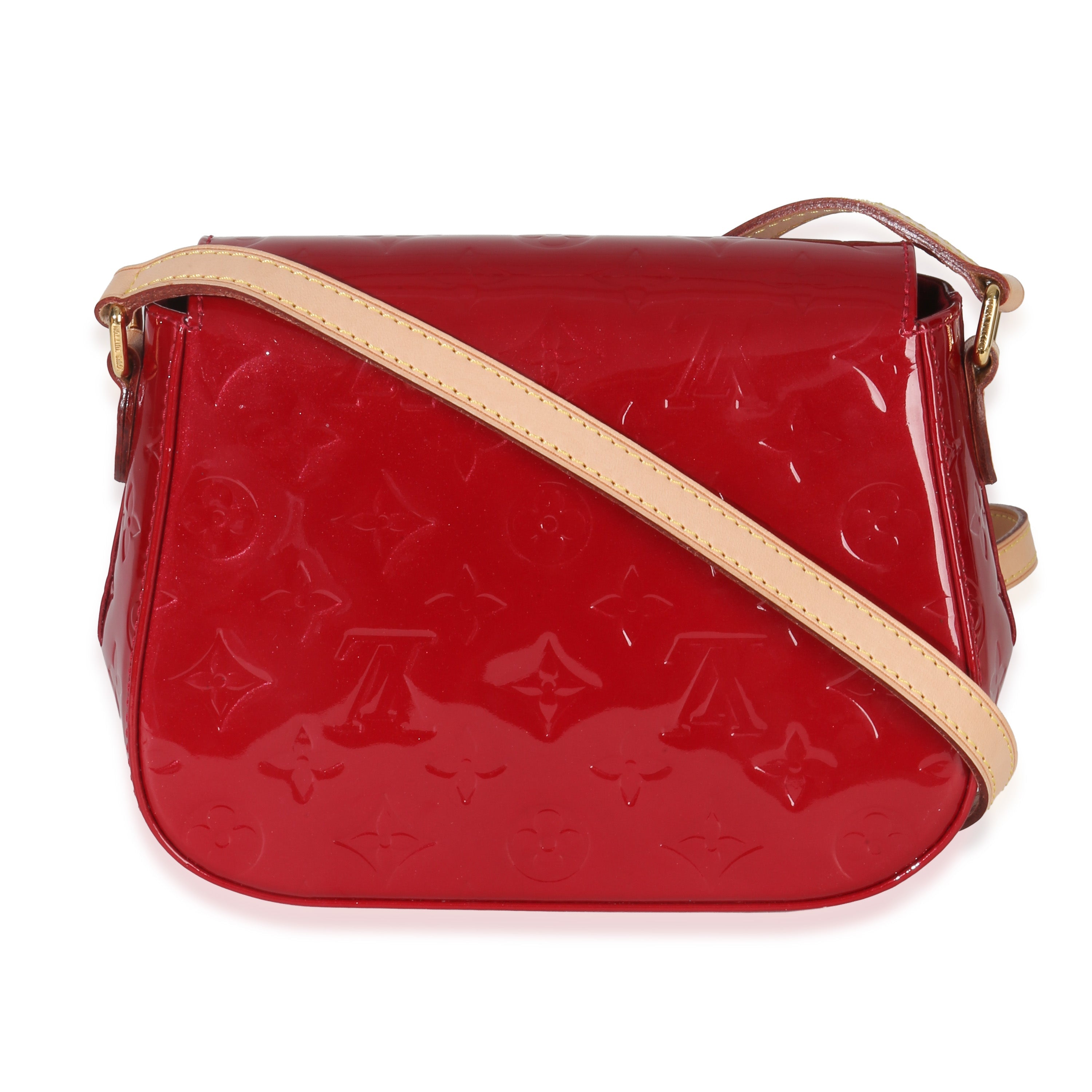Louis Vuitton Pomme D'Amour Monogram Vernis Bellflower PM Handbag bv