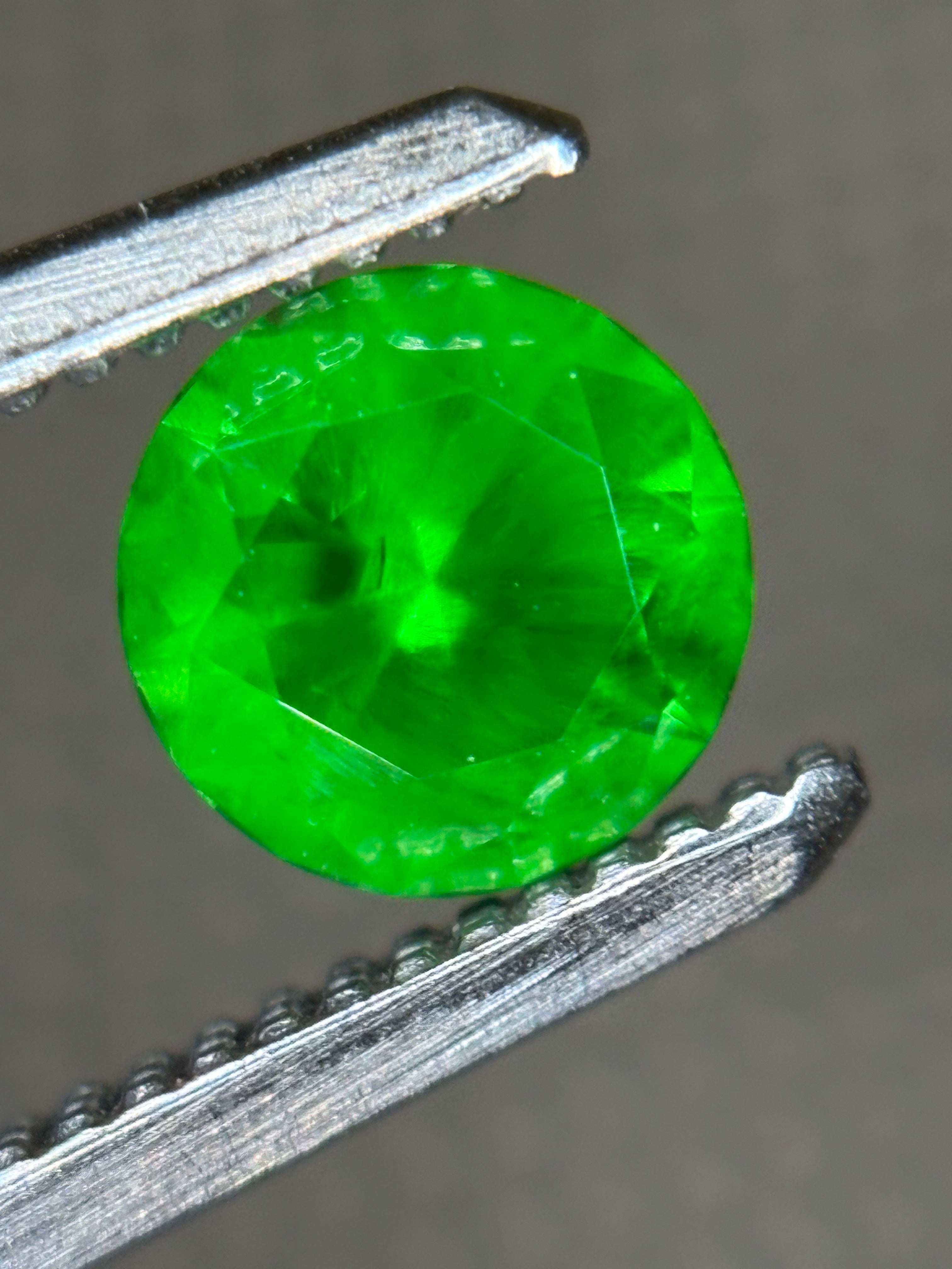 0.65ct Russian Demantoid Bobrovka with a horsetail(1) DXBCS4860