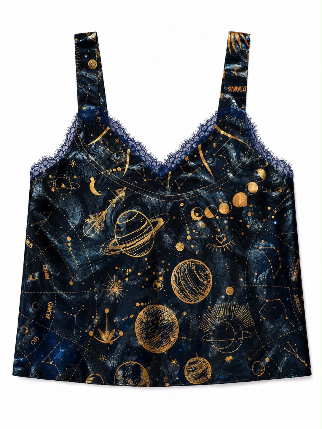 V TOP WAVE SILK MOON NAVY MCL12831