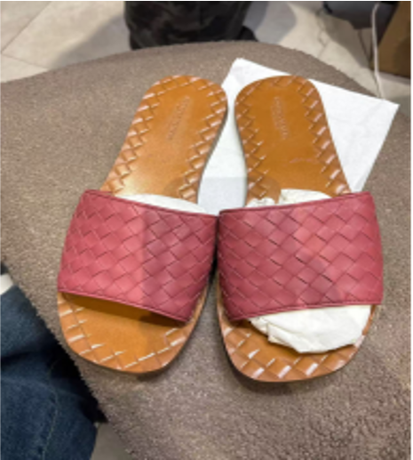BV woven slippers, size 39 LZ1026B978