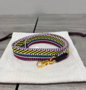HERMES Canvas Woven Shoulder Strap with Gold Buckle 3072601060858