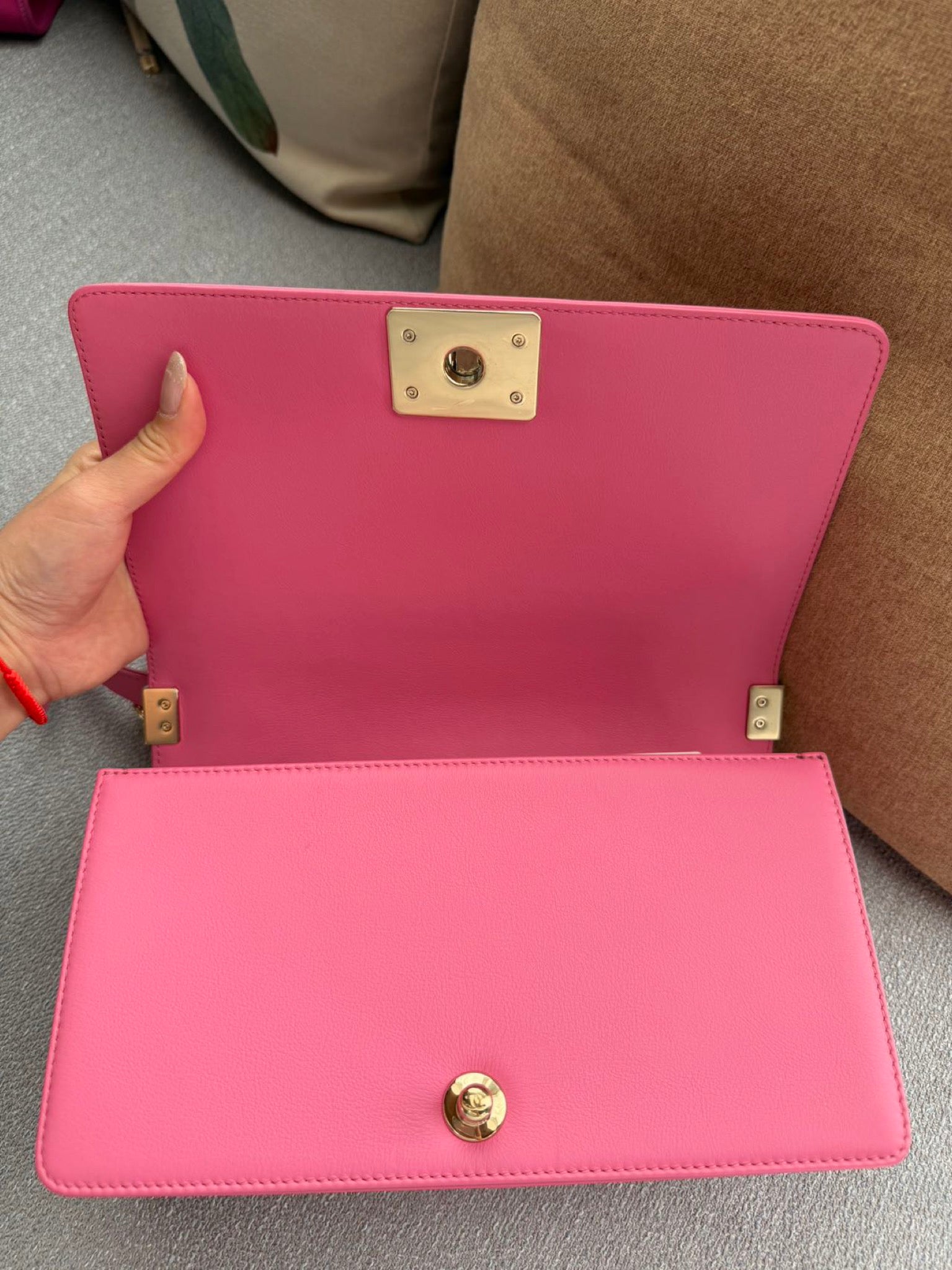 Chanel Boy Flap Bag Pink image 17