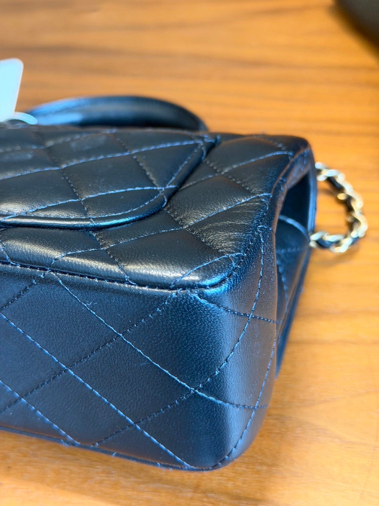 Chanel Top Handle Mini Flap Bag Black image 17
