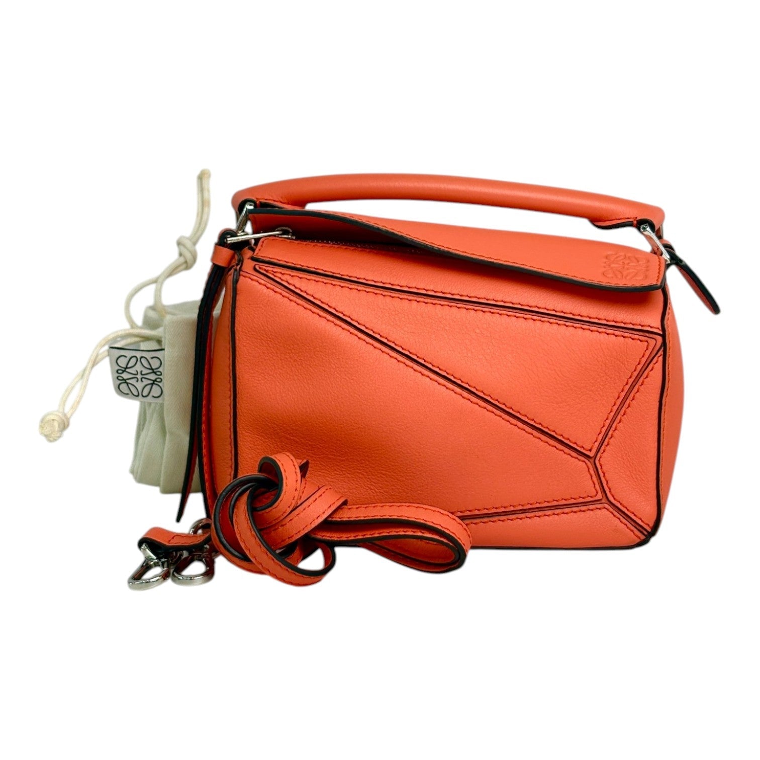 Loewe Mini Puzzle Bag in Orange
