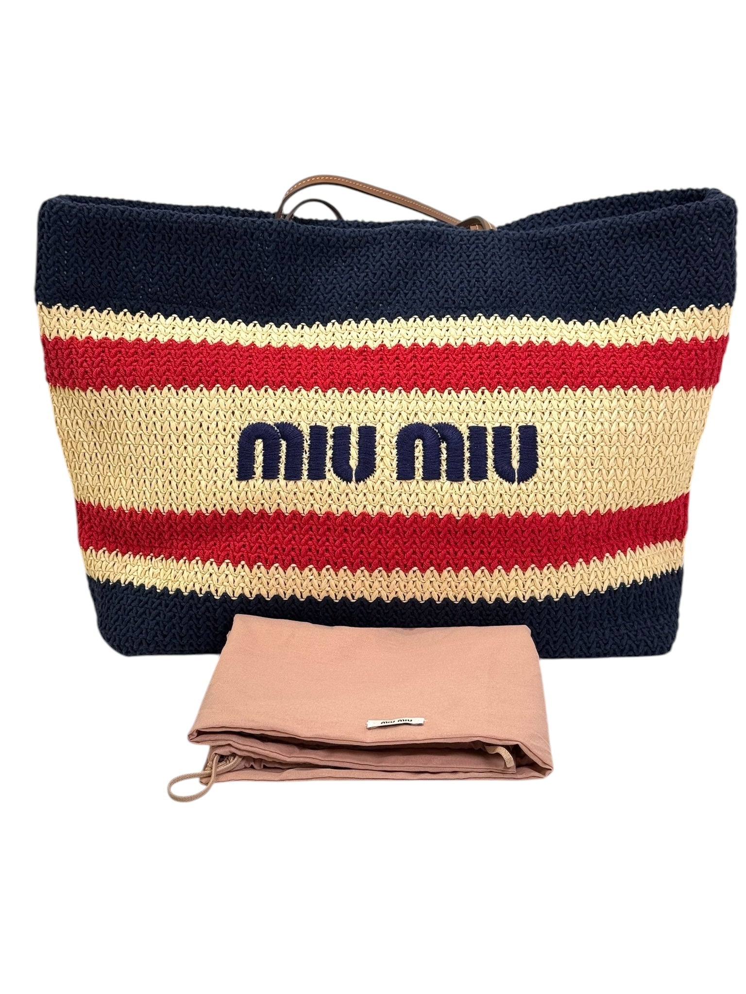 Miumiu Large Crochet Tote Bag