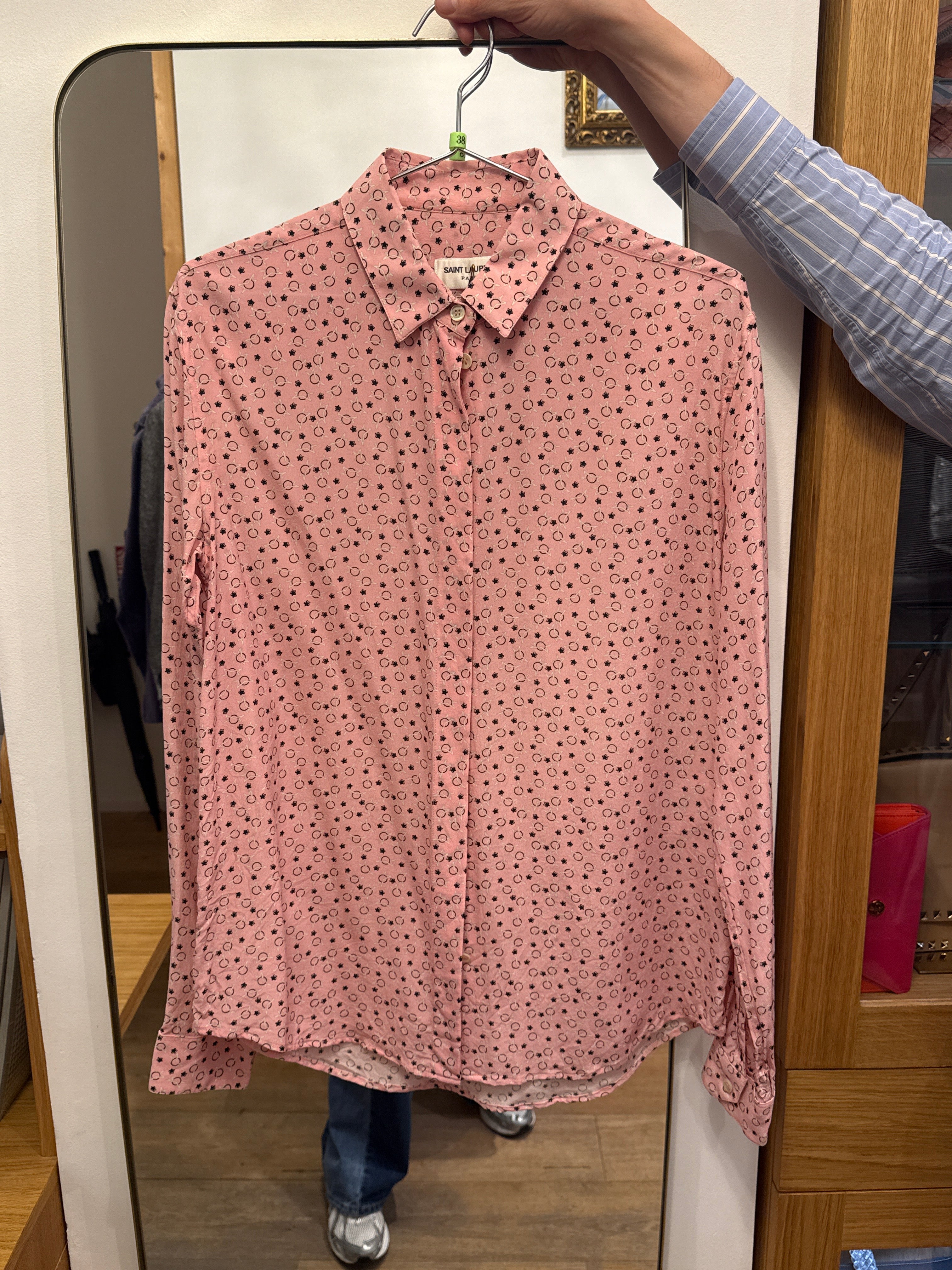 Yves Saint Laurent Pink star shirt AGC3619
