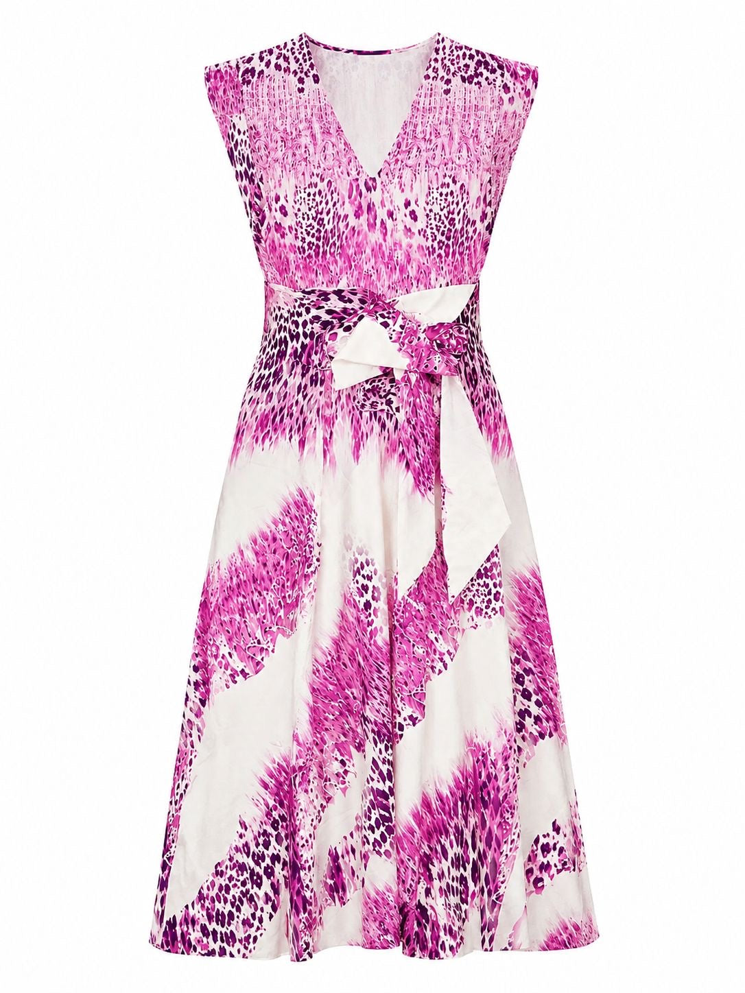 DRESS EMMA LEO GRADIENT PURPLE MCL12033