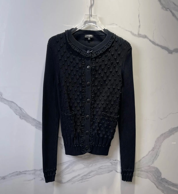 Chanel ruffled knit cardigan, size 34 LZ260801OI0863