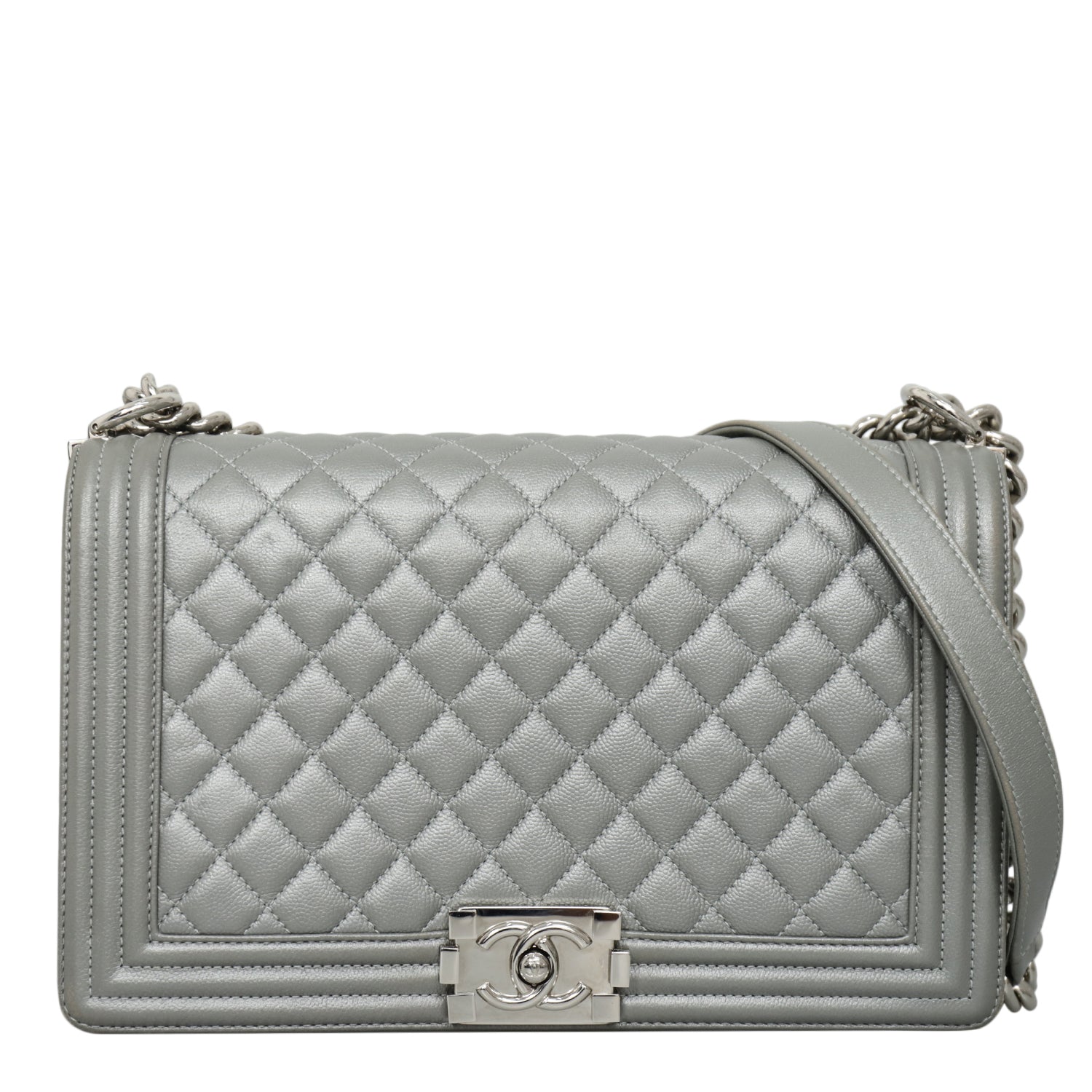 Chanel Caviar Leather New Medium Boy Bag CHA10867B